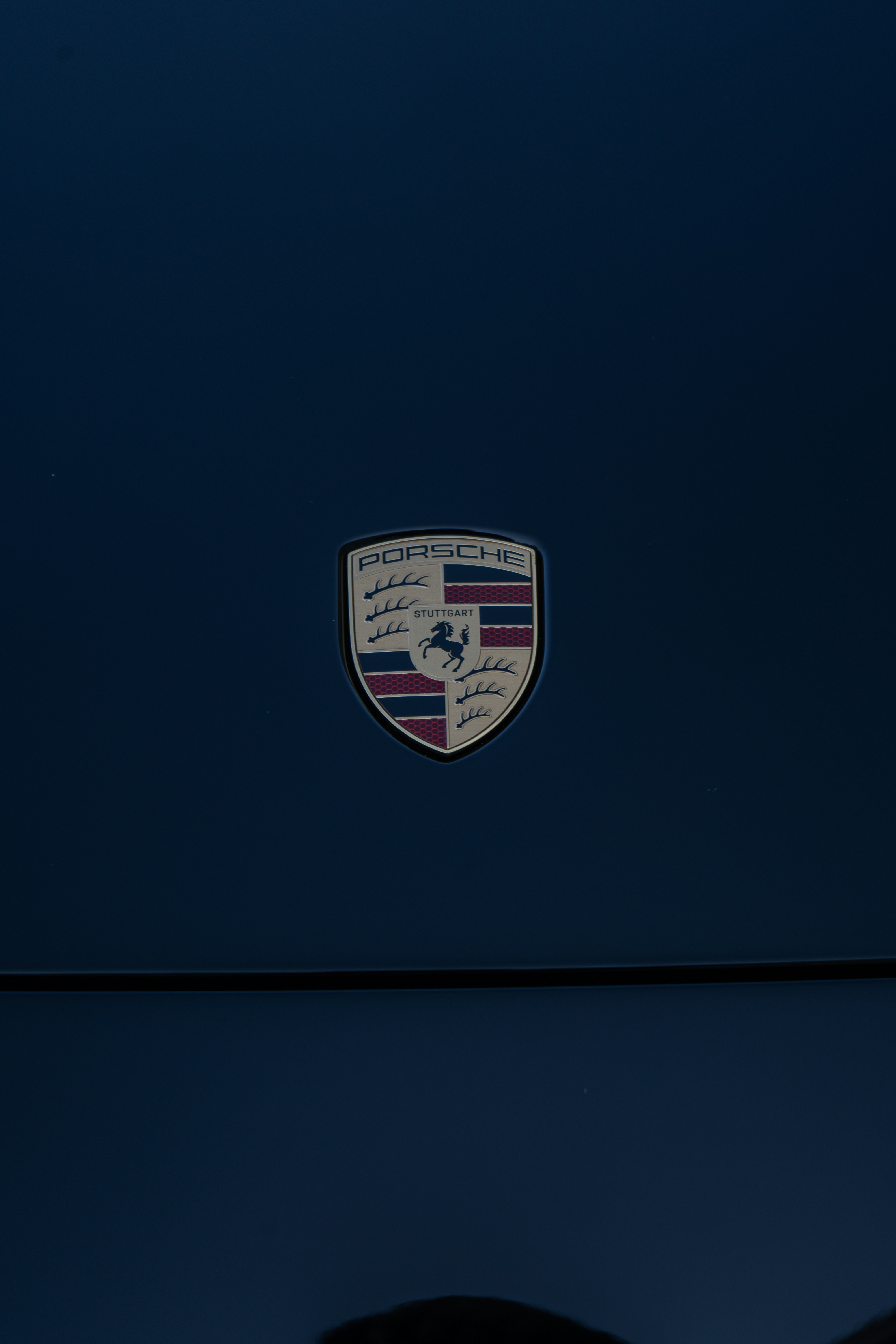 A close up of the emblem on a car