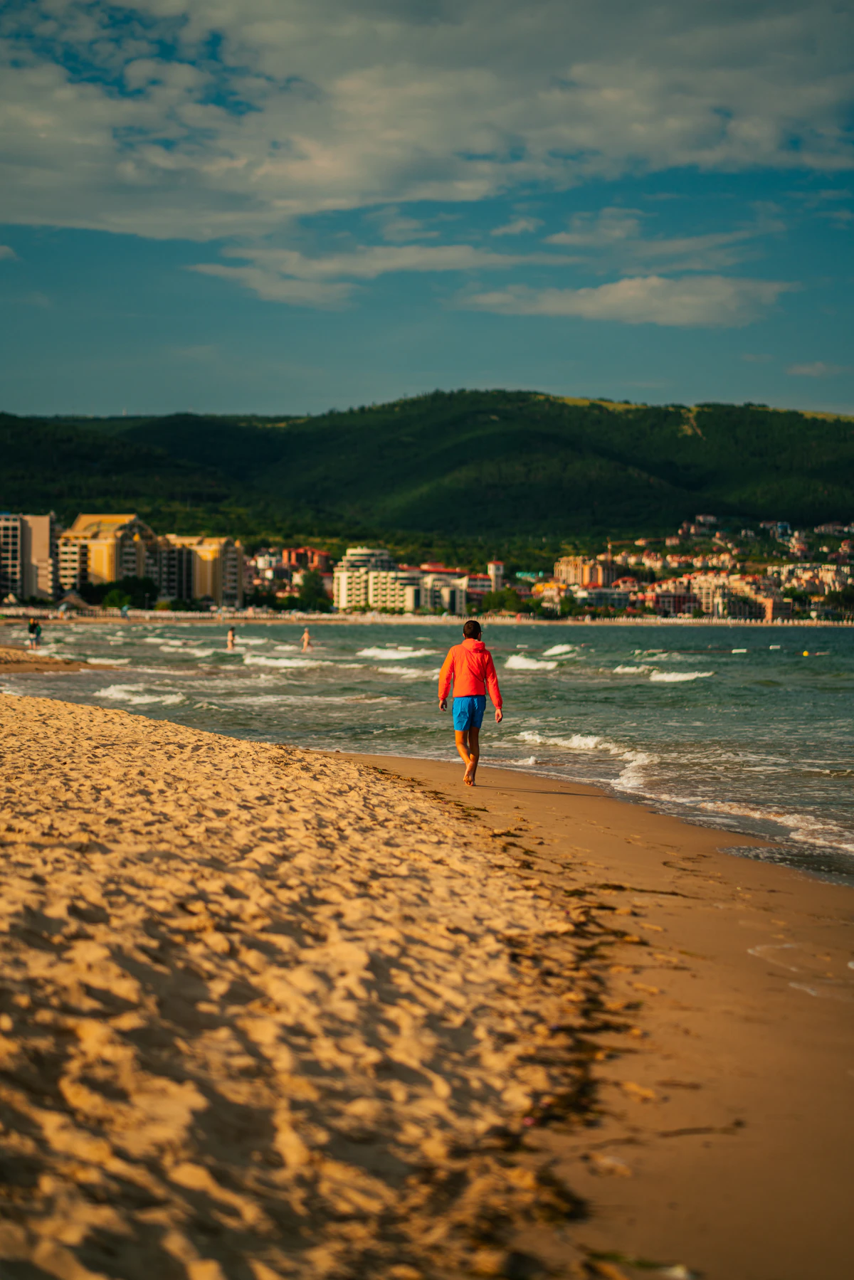 Plaja din Sunny Beach dimineața