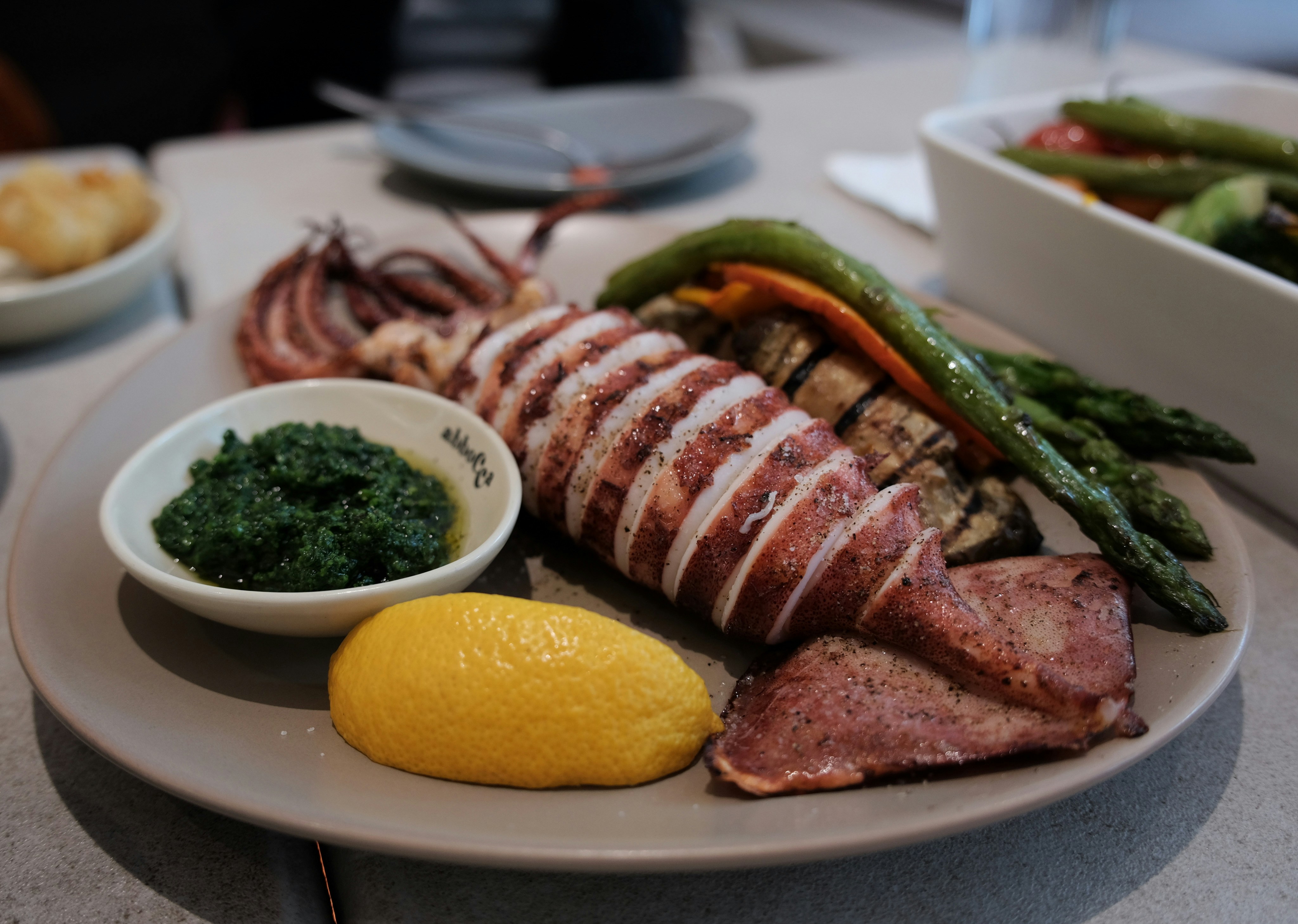 Gemista Kalamari — Stuffed Squid