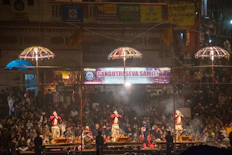 A group of people standing on top of a stage