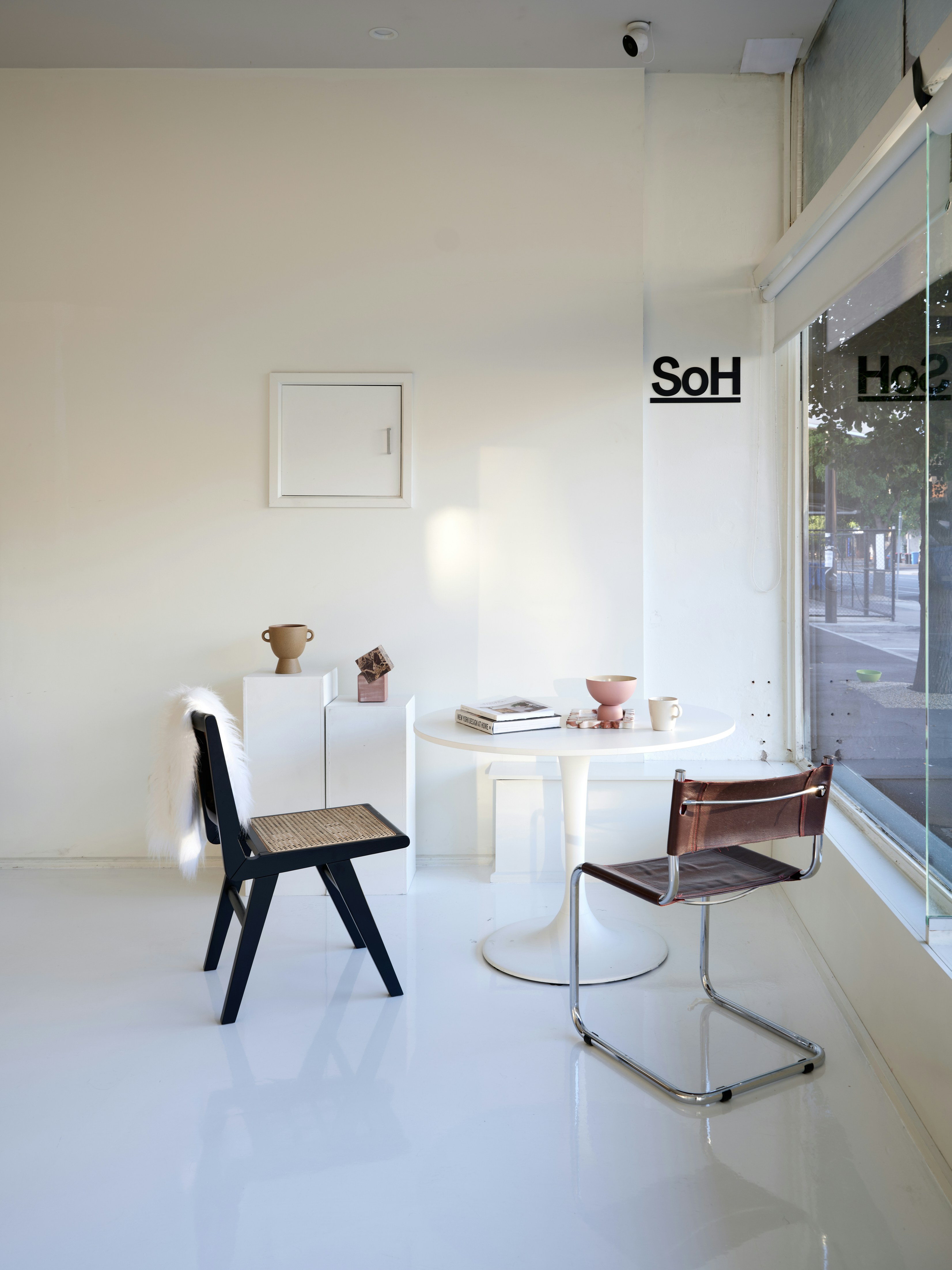 decluttered space