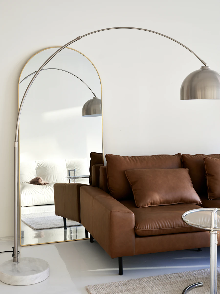 Lampe Arc Marbre Noir
