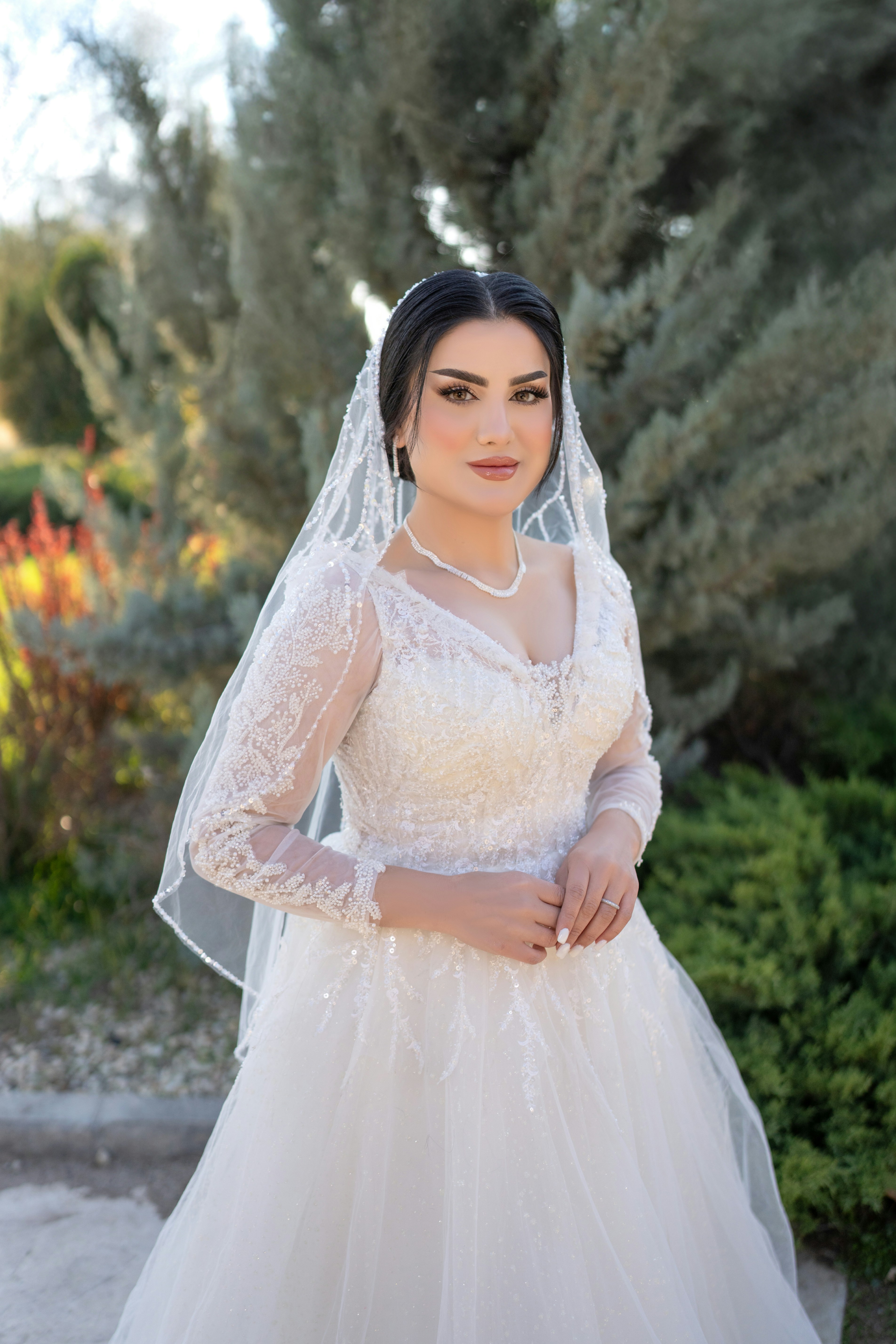 Ethereal Glow - Reception Look