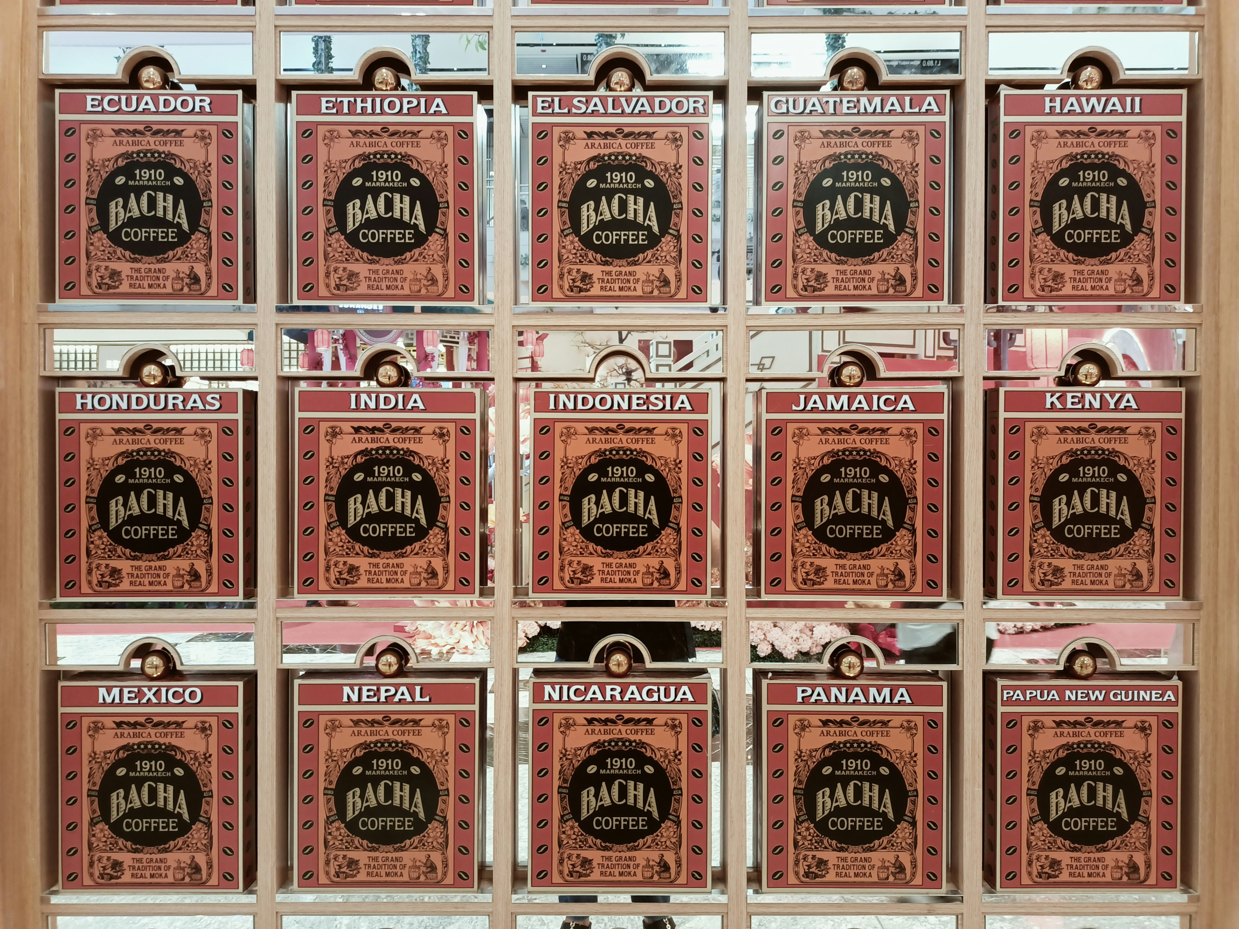 A picture of a window with a bunch of boxes on it