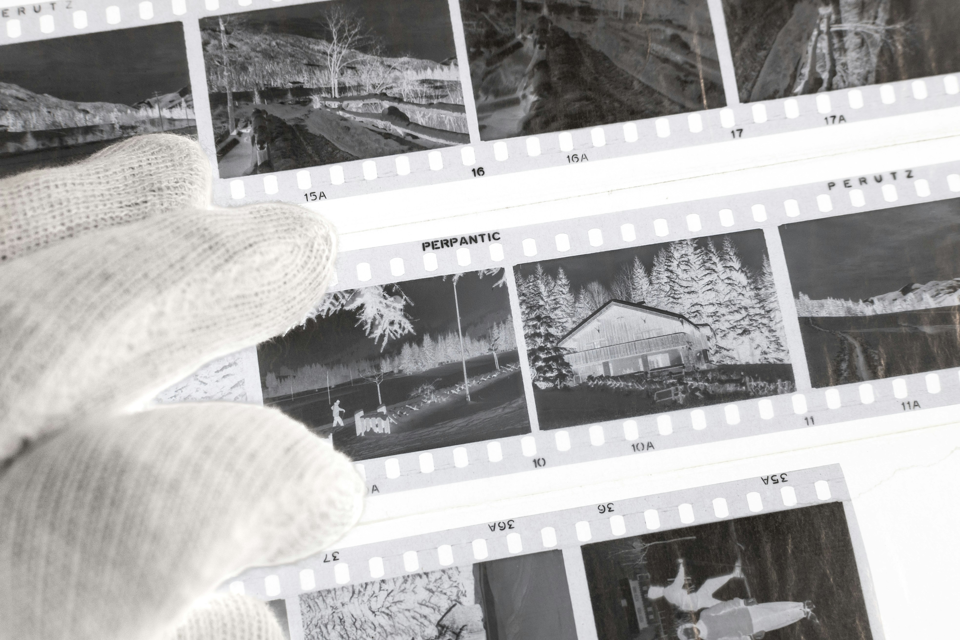 A bunch of polaroid pictures on a table