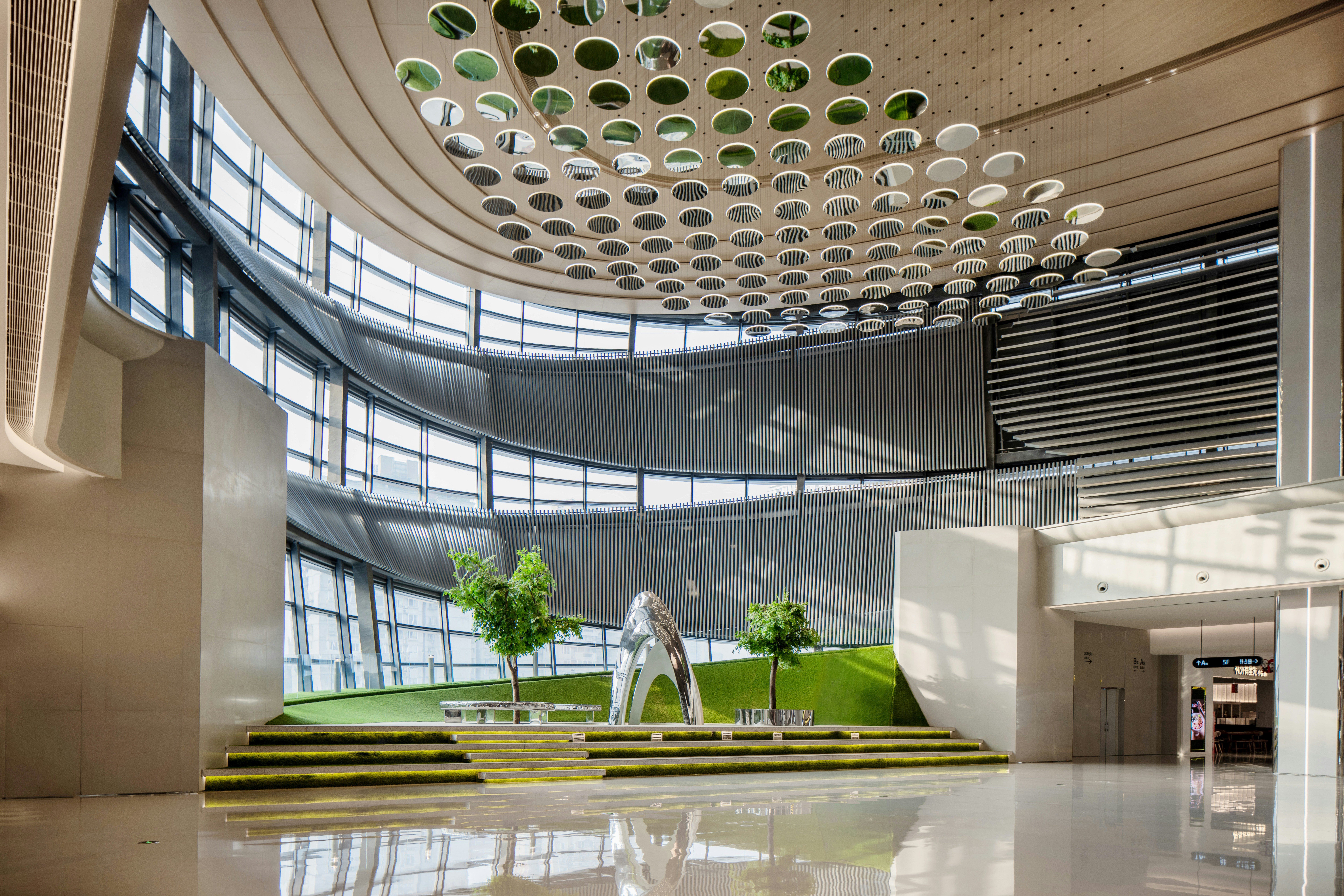 Modern hospital interior