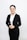 A woman in a business suit posing for a picture