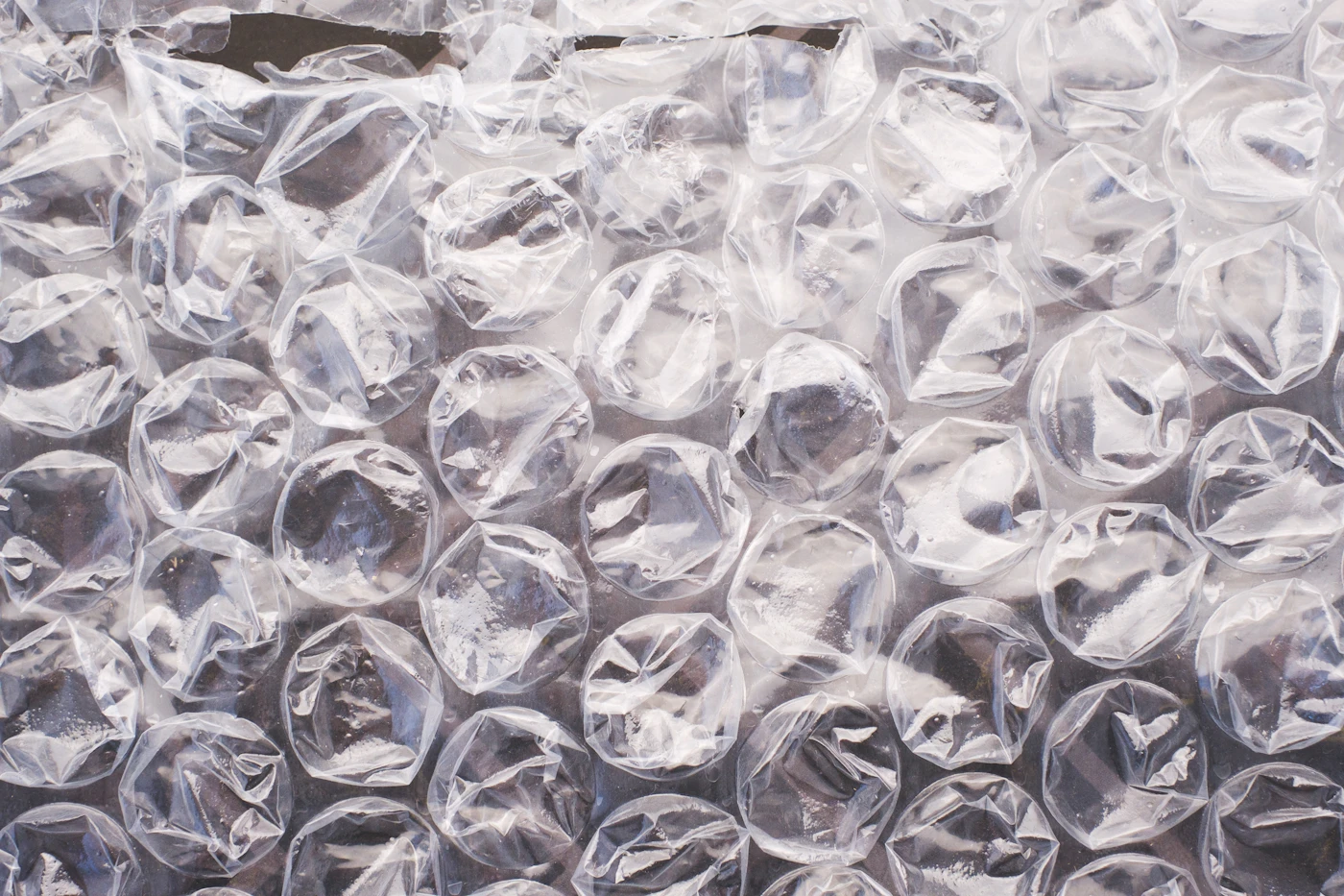 Bubble wrap protecting fragile items from damage during transit