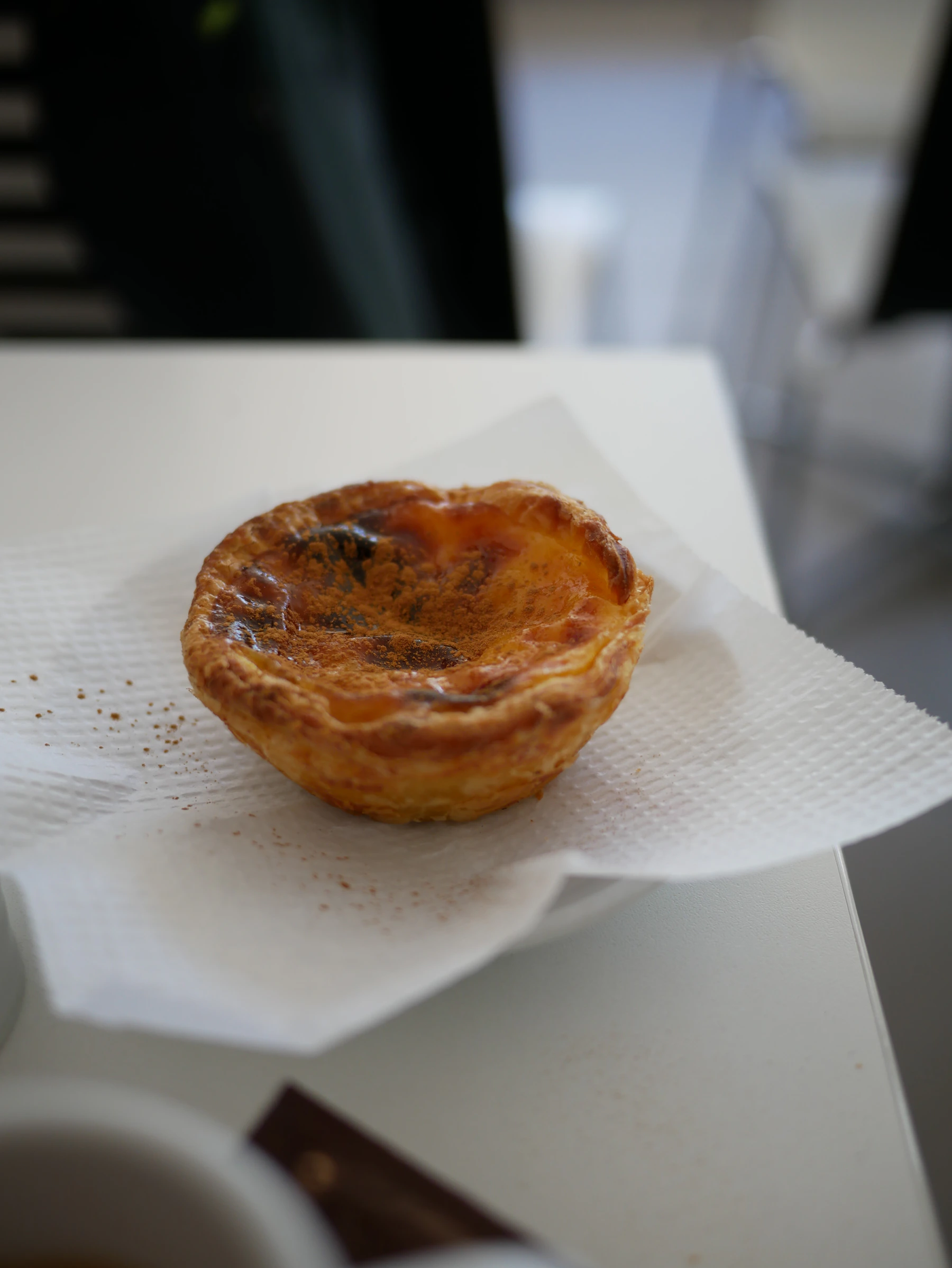 Kaffe och pastel de nata
