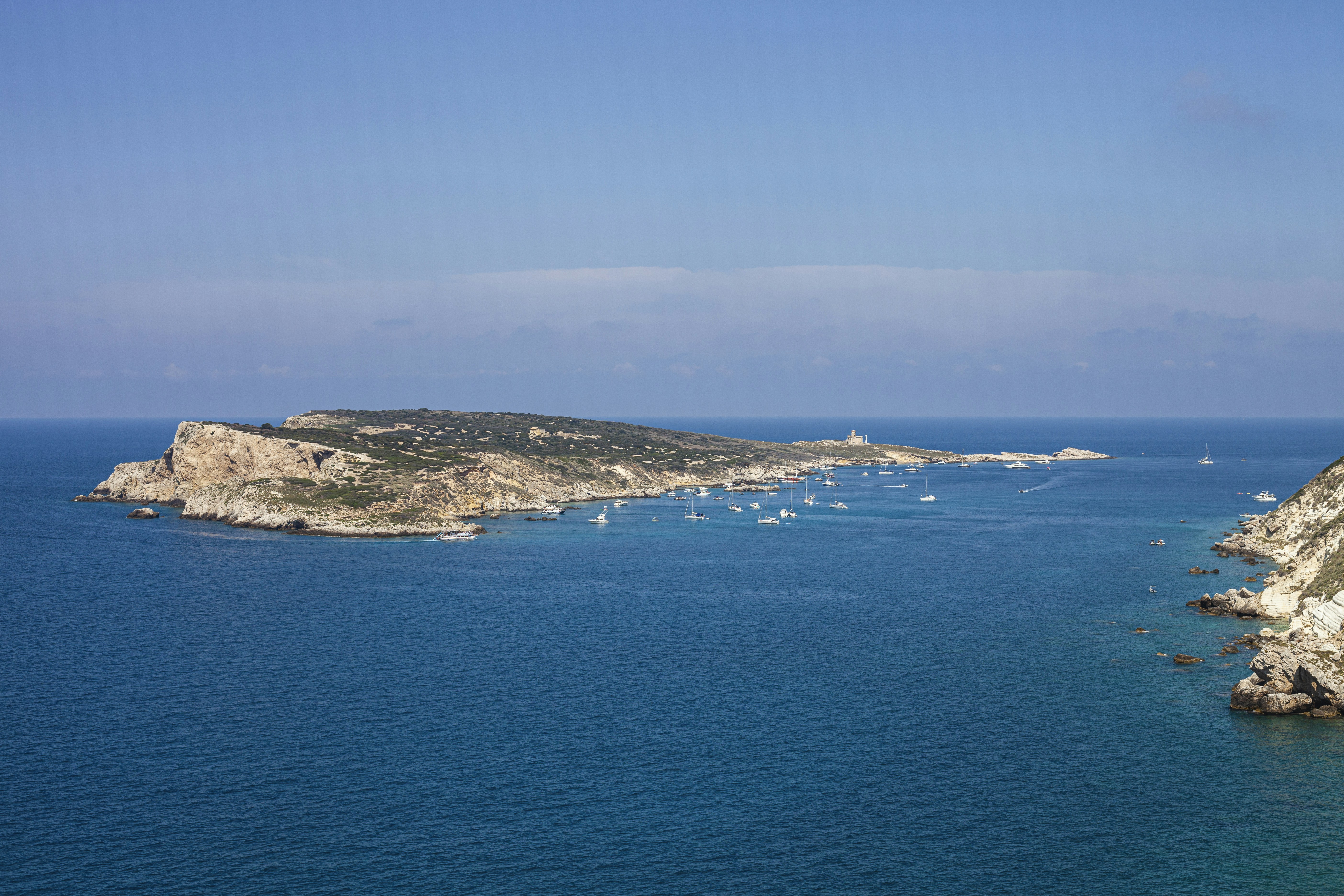 A body of water with boats in it