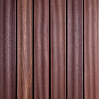 A close up view of a wooden wall