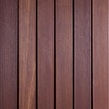 A close up view of a wooden wall