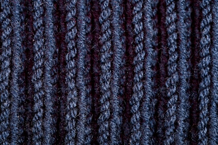 A close up of a knitted material