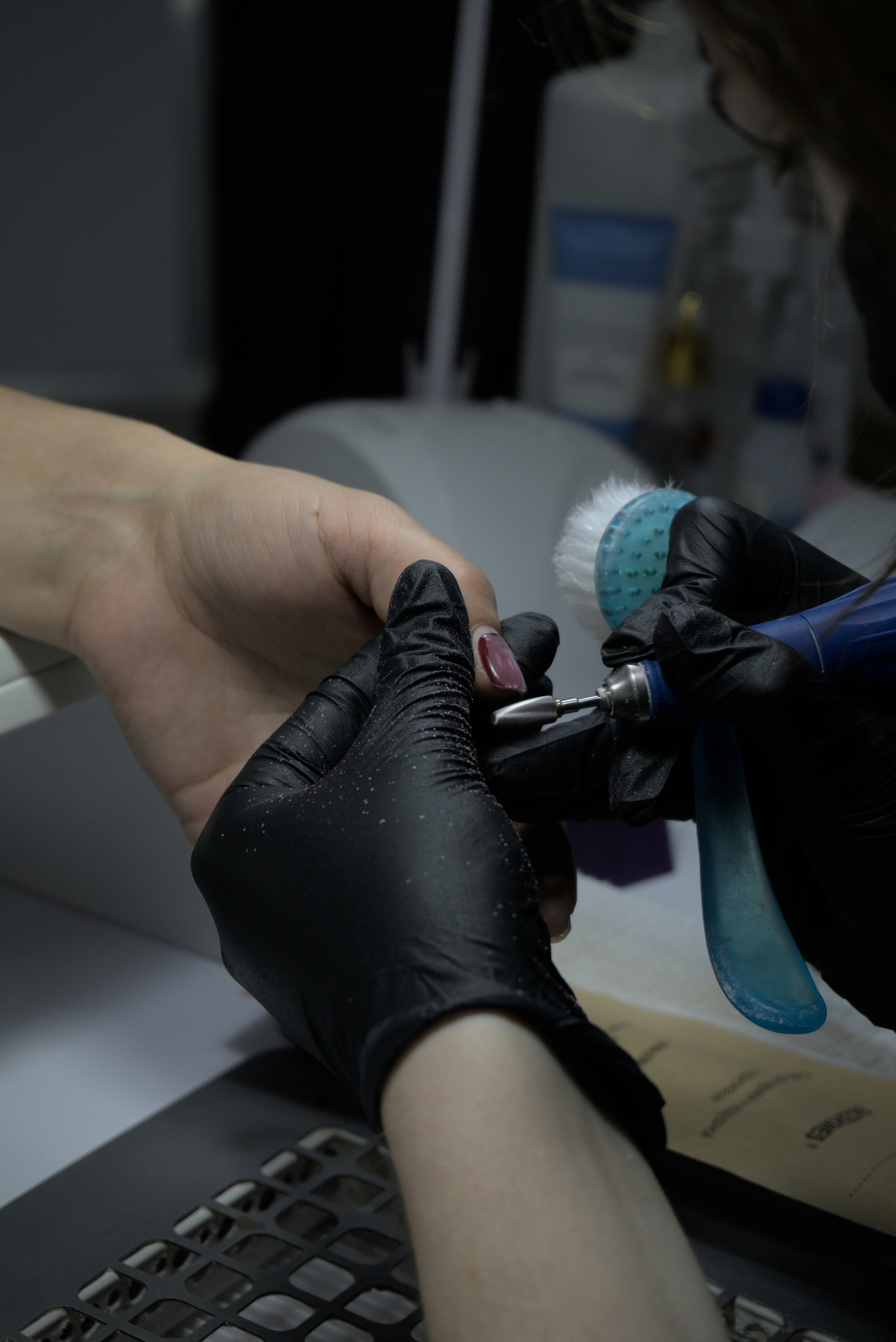 A perfect manicure with a beautiful nail polish color.