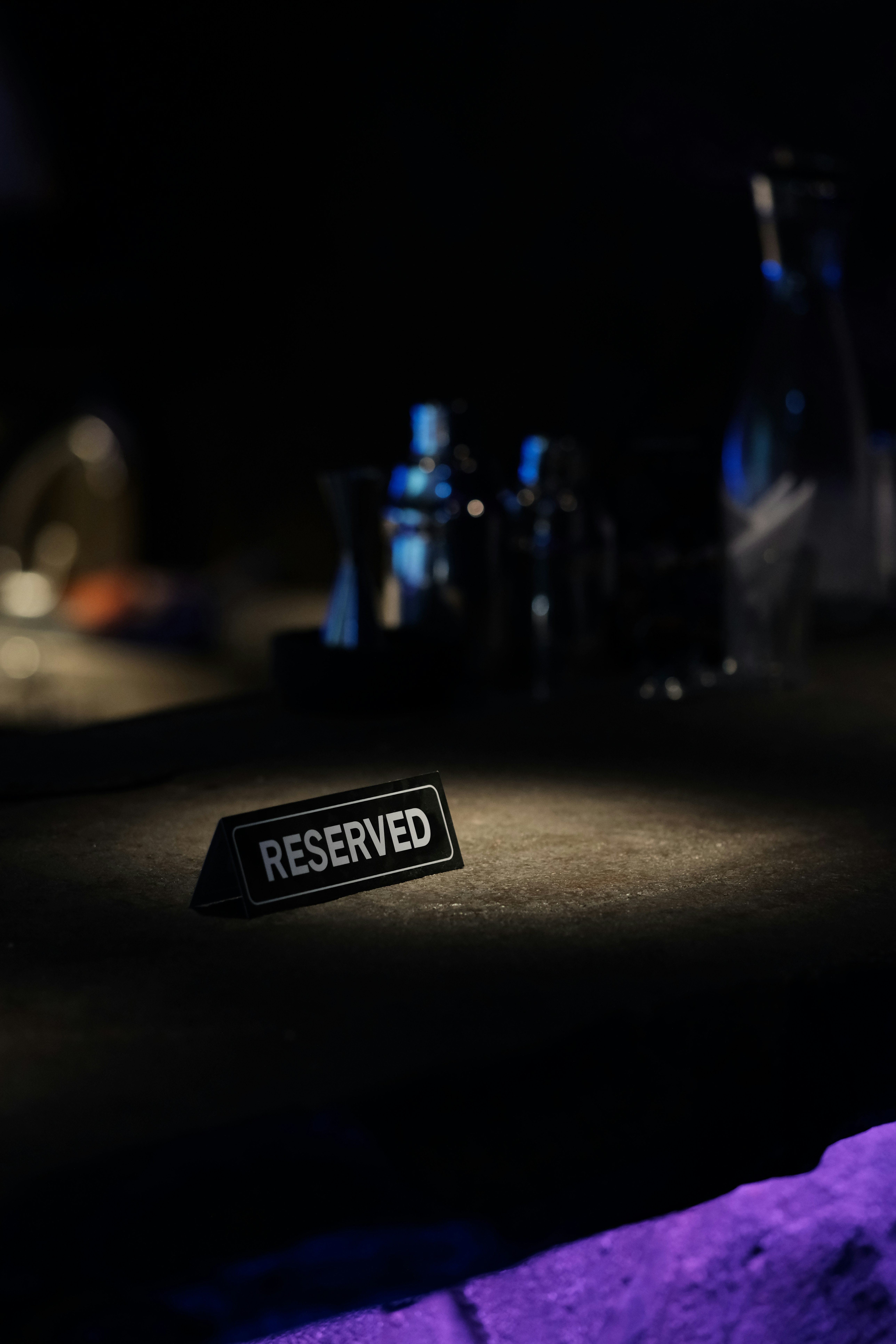 A table that has some bottles on it