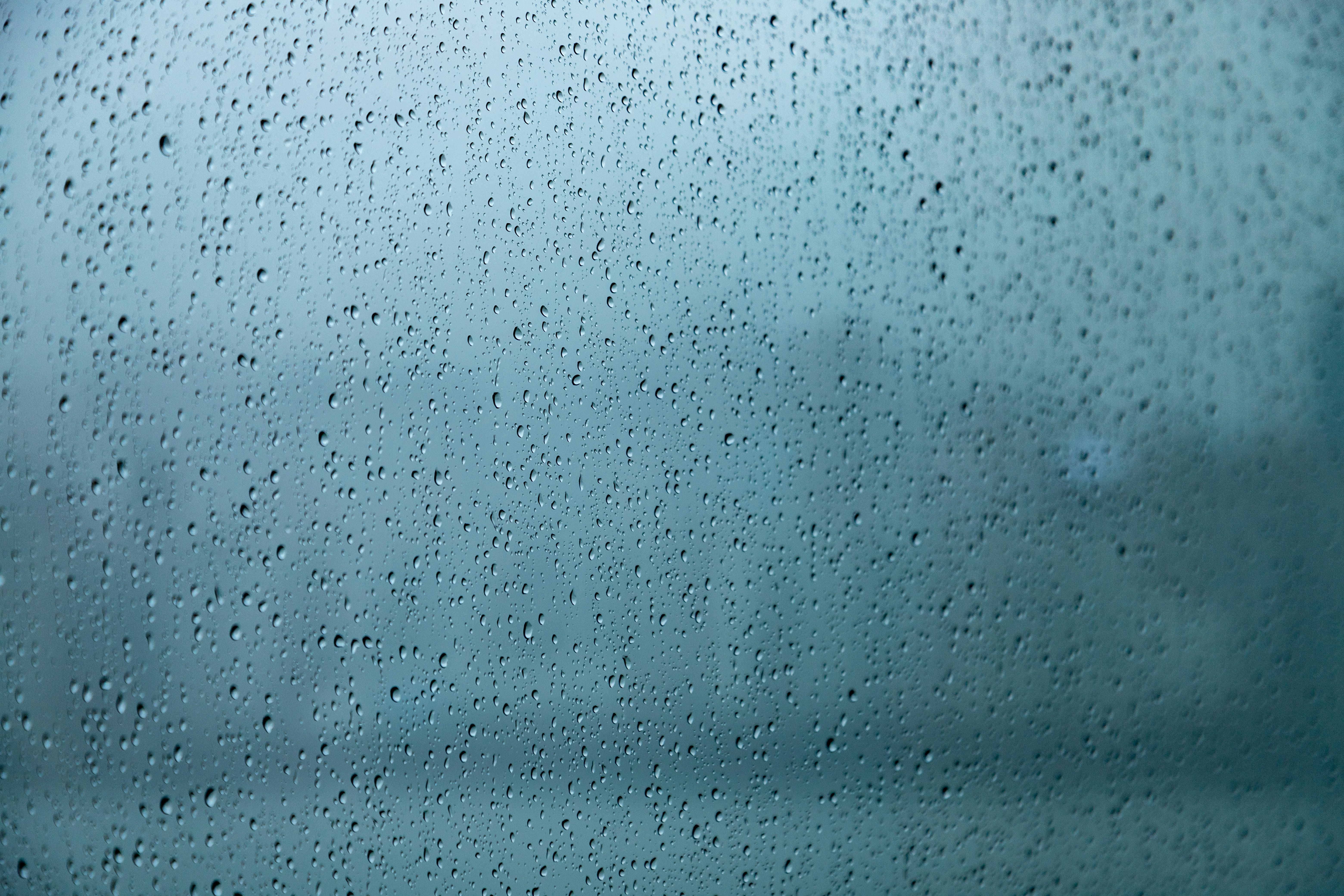 Window with rain drops
