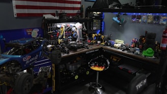 A room filled with lots of different types of toys