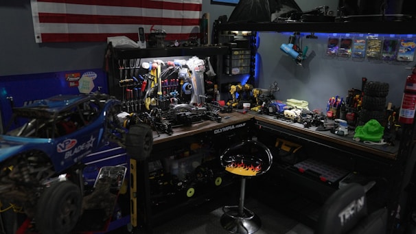 A room filled with lots of different types of toys