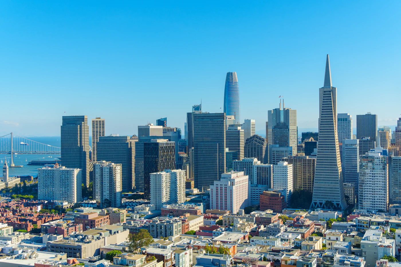 San Francisco skyline on a clear day