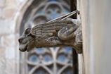A close up of a door handle on a building