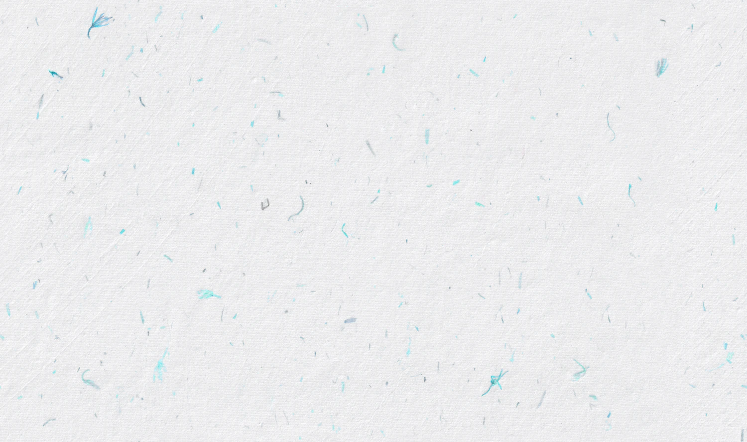 White washi scattered with fine blue chiri flecks