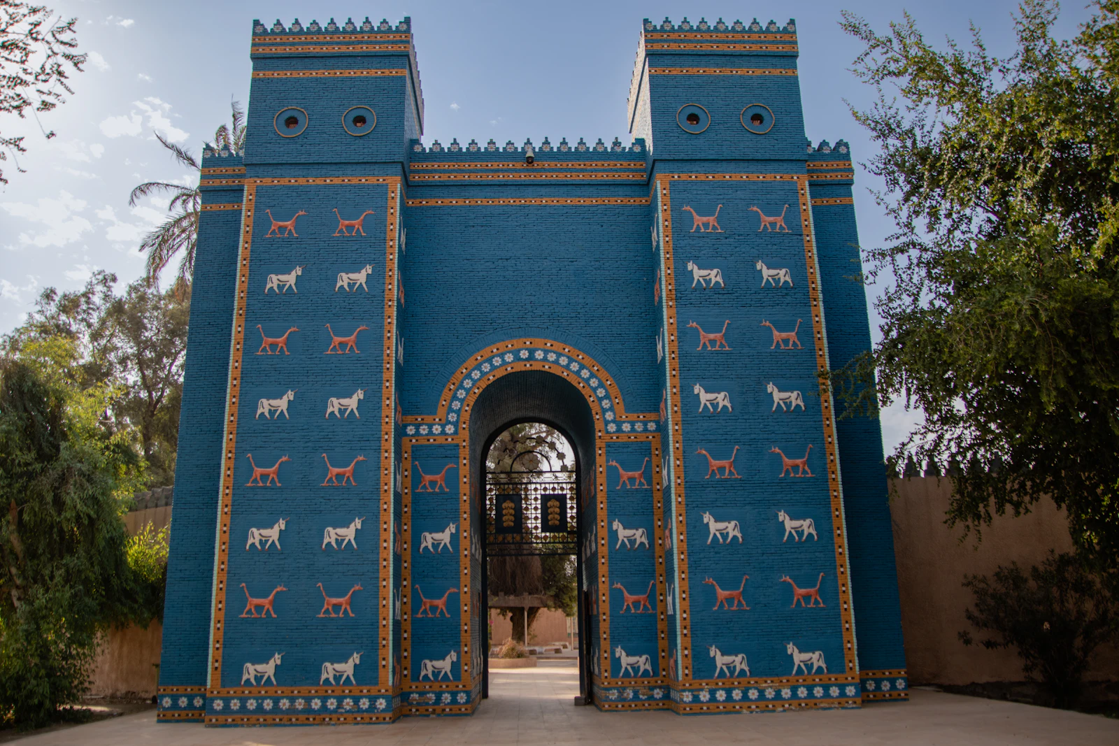 Porte d'Ishtar à Babylone — voyage en Irak