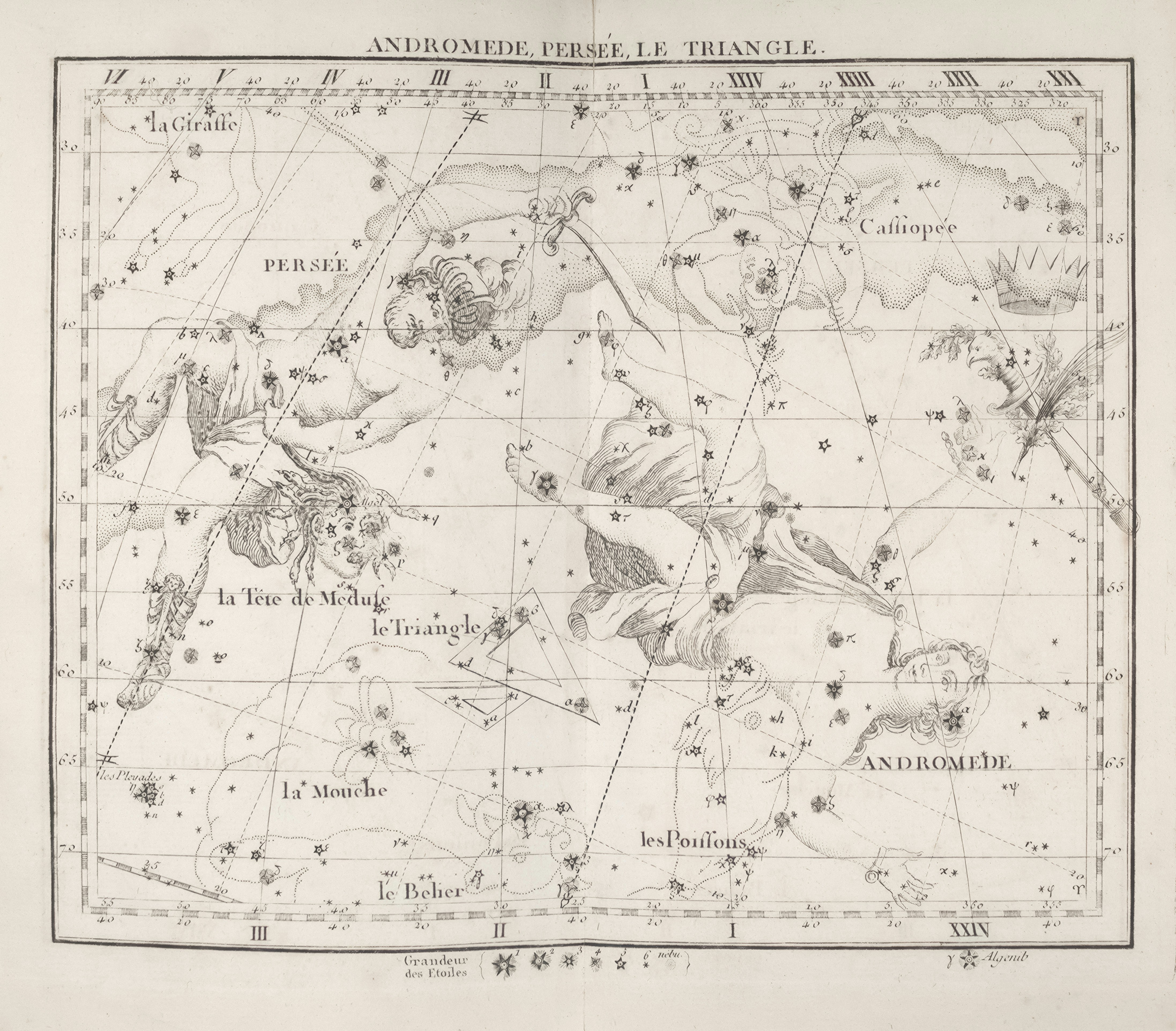 Andromede constellation