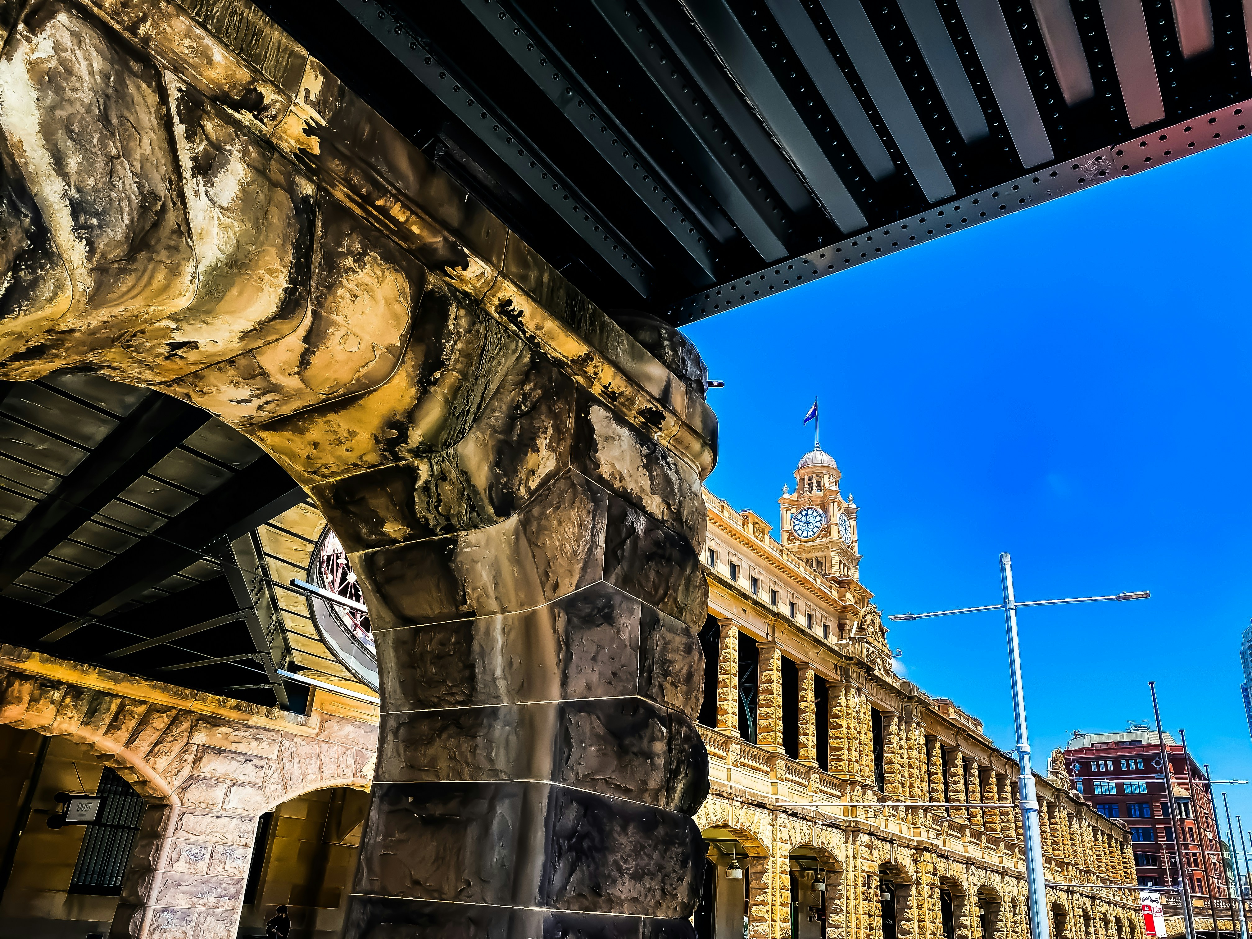 A large building with a clock tower on top of it