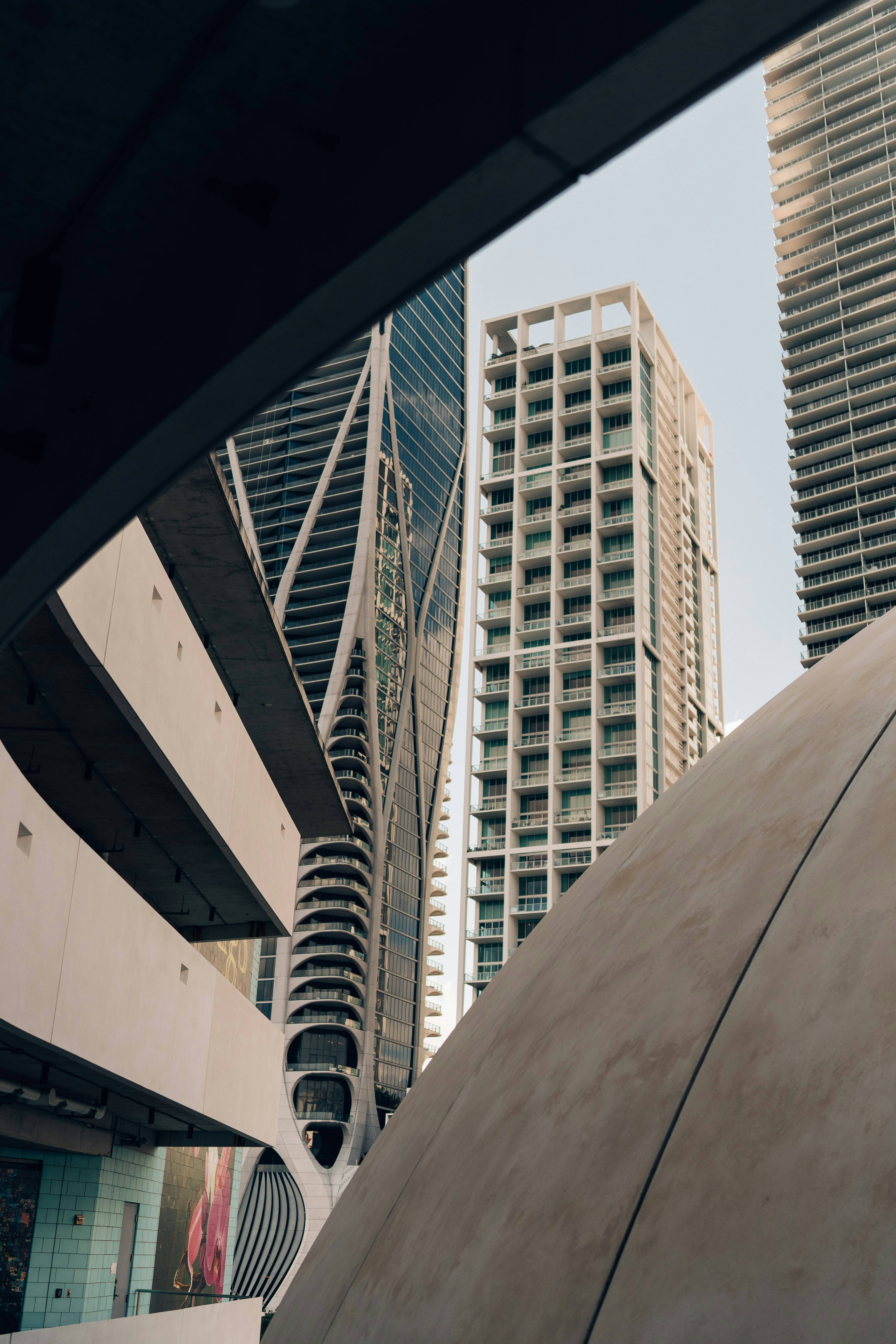 A skateboarder is doing a trick in the air