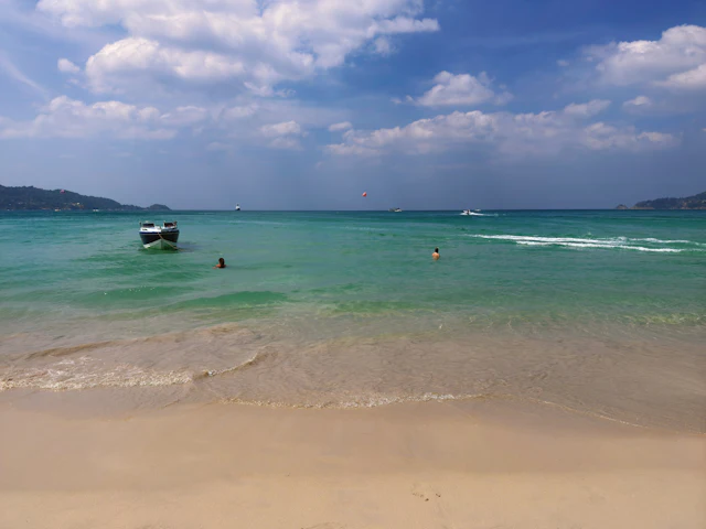 Patong Bay and beach on Phuket's west coast