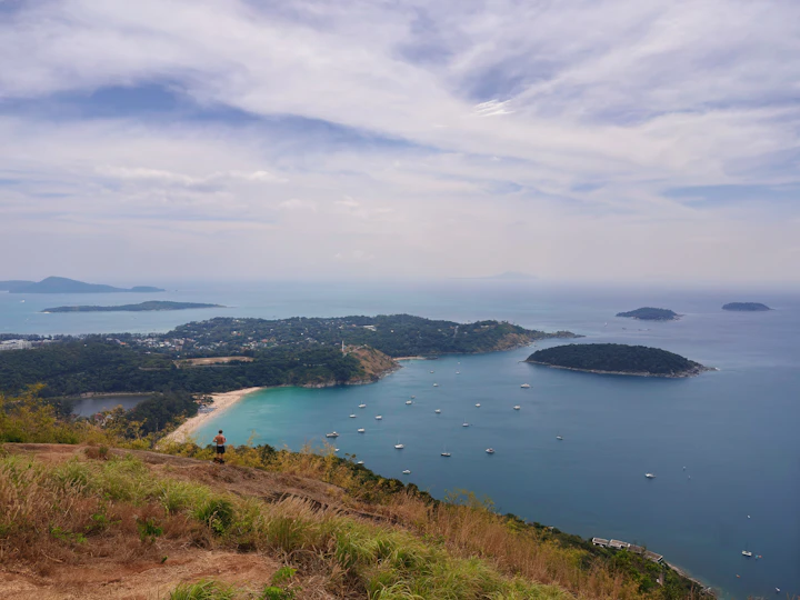 Hilltop view over Karon, Phuket