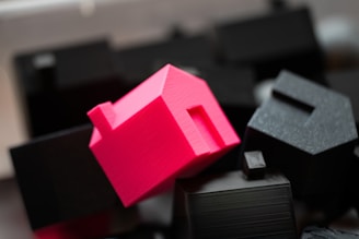 A happy family looking at a new home