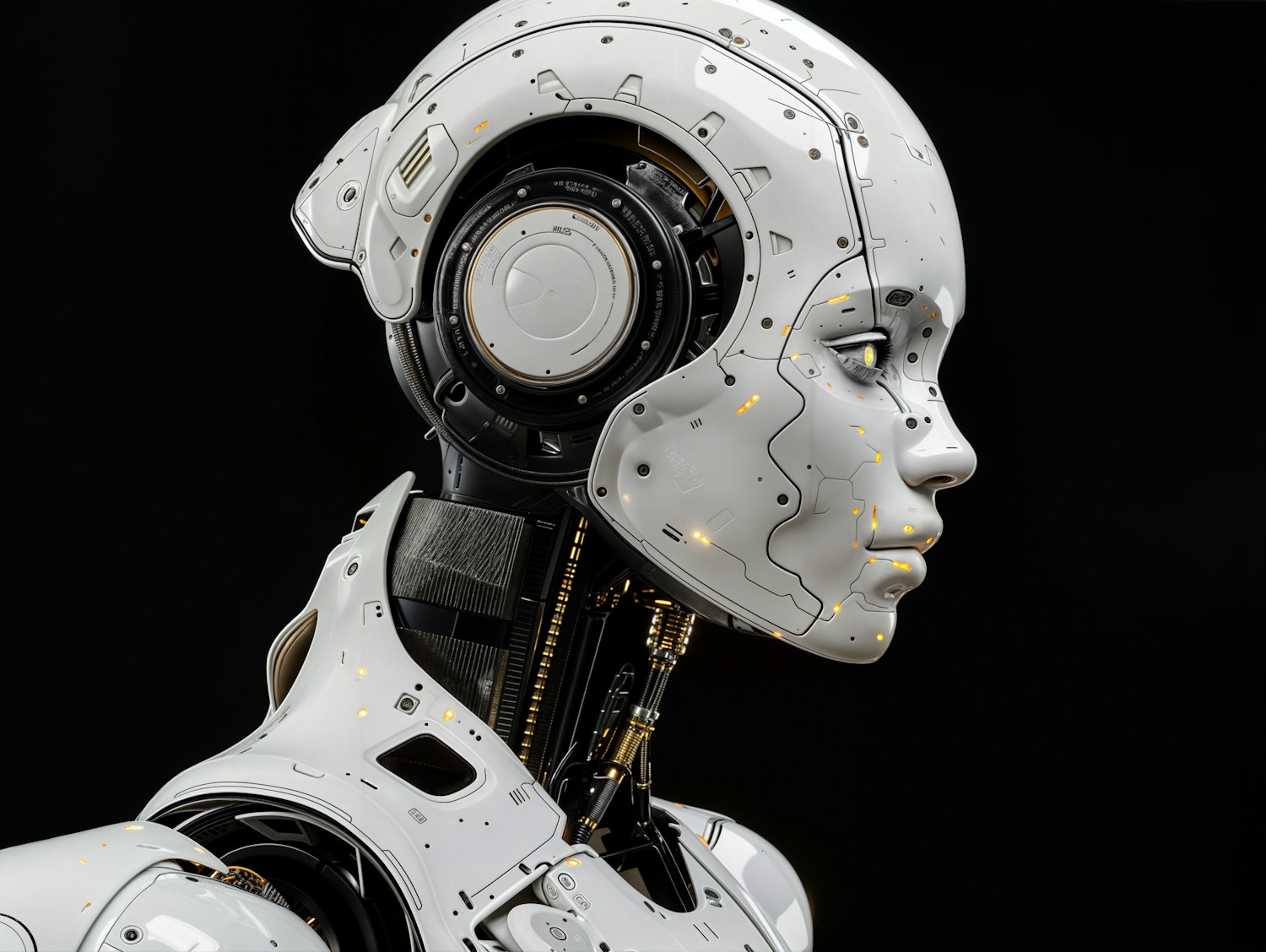 Abstract 3D render showcasing a futuristic neural network and AI concept