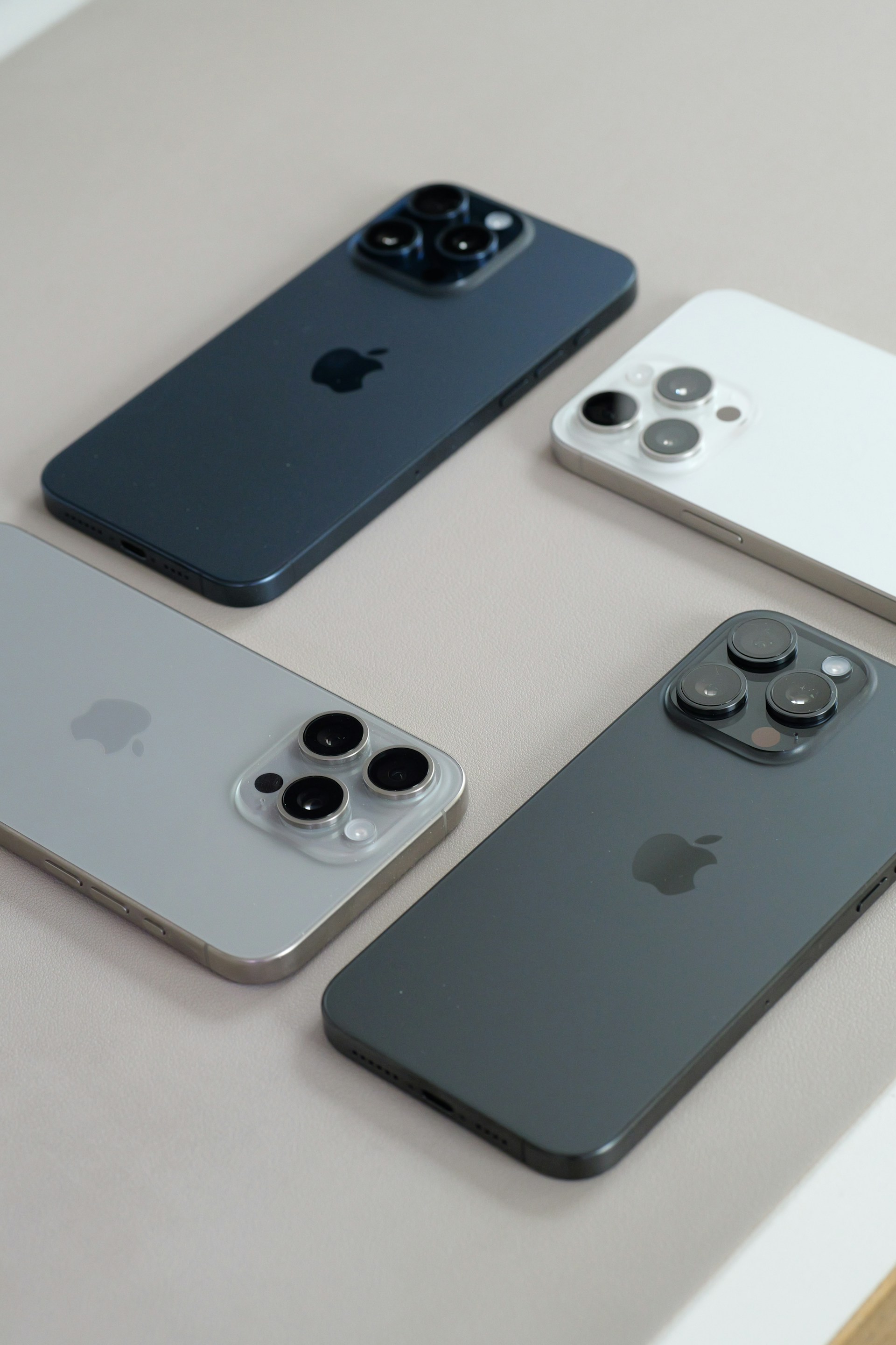 Four different models of the new iPhone 11