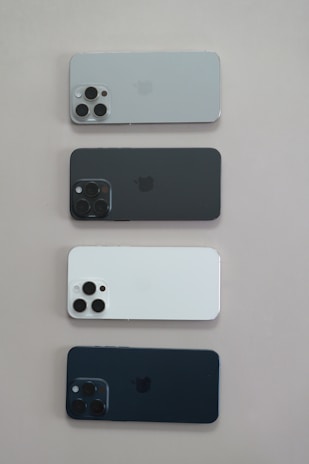 Four different models of the new iPhone 11