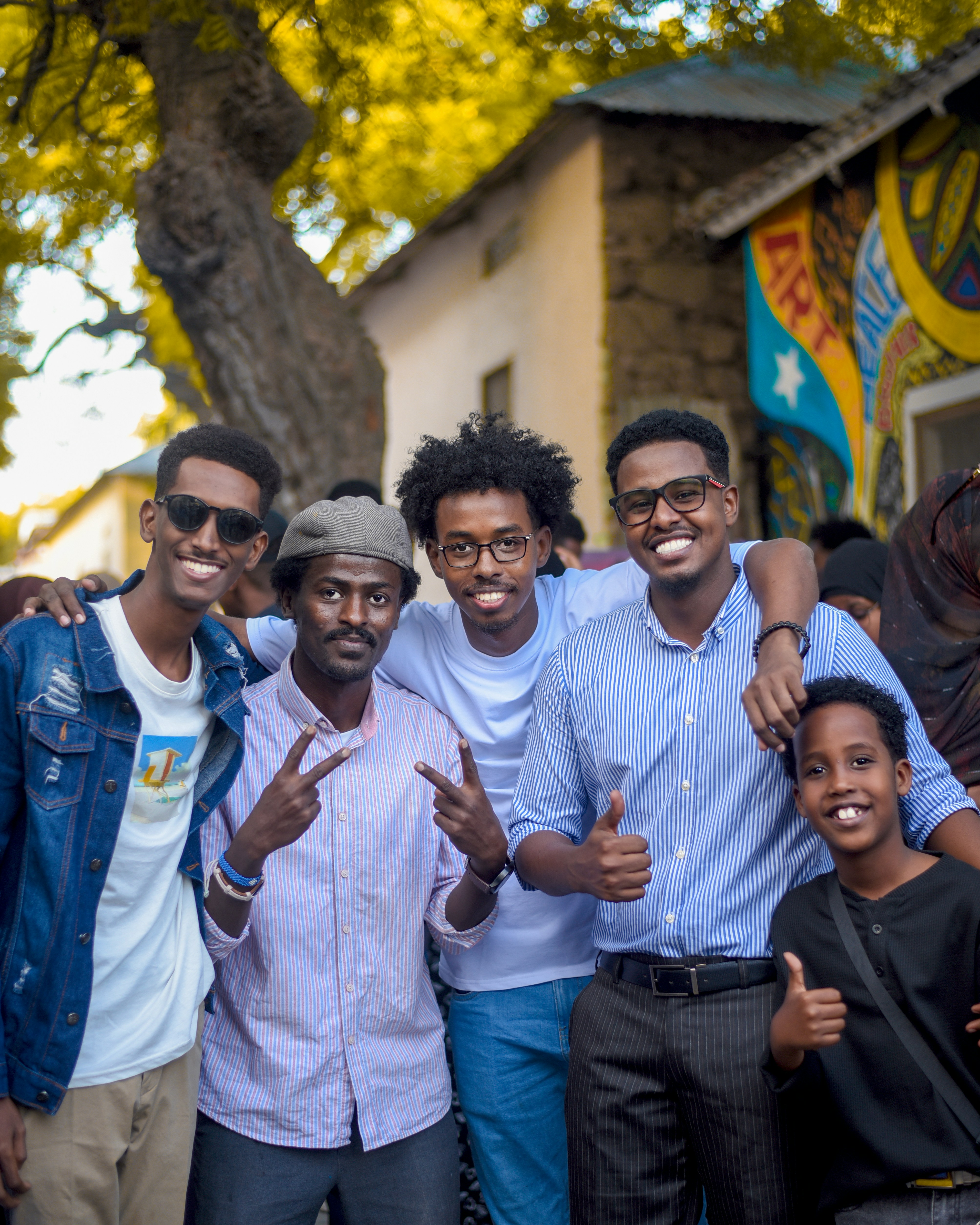 A group of men standing next to each other