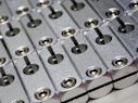 A close up of a bunch of batteries
