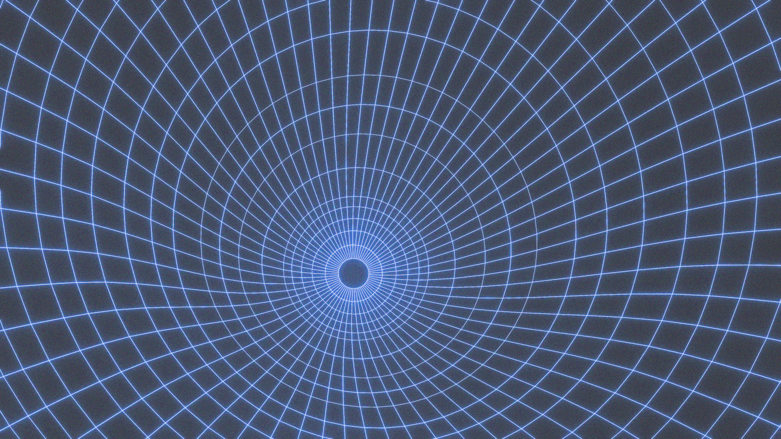 A computer generated image of a blue spiral