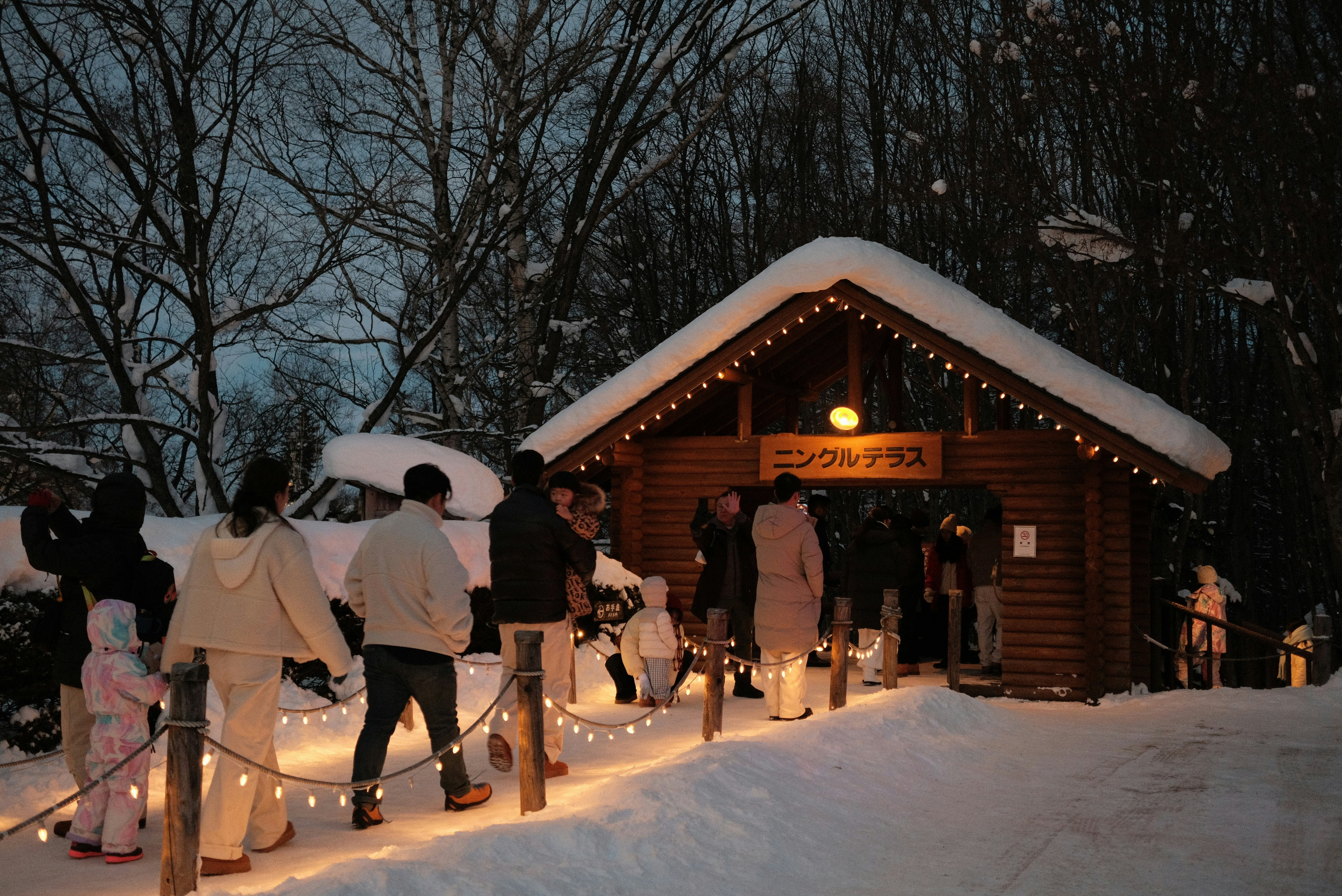 Hokkaido winter festival in Tokachi