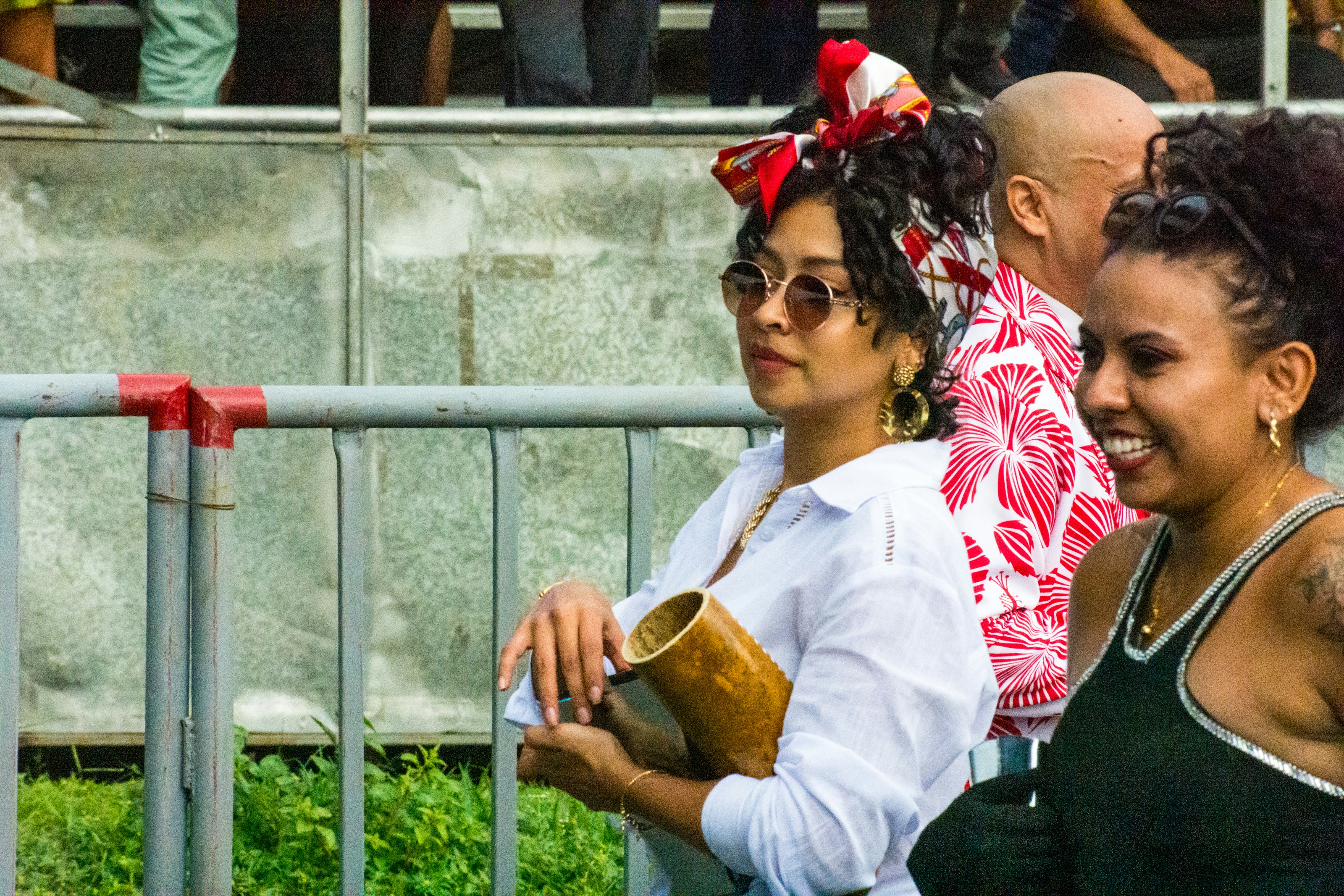 A group of women standing next to each other