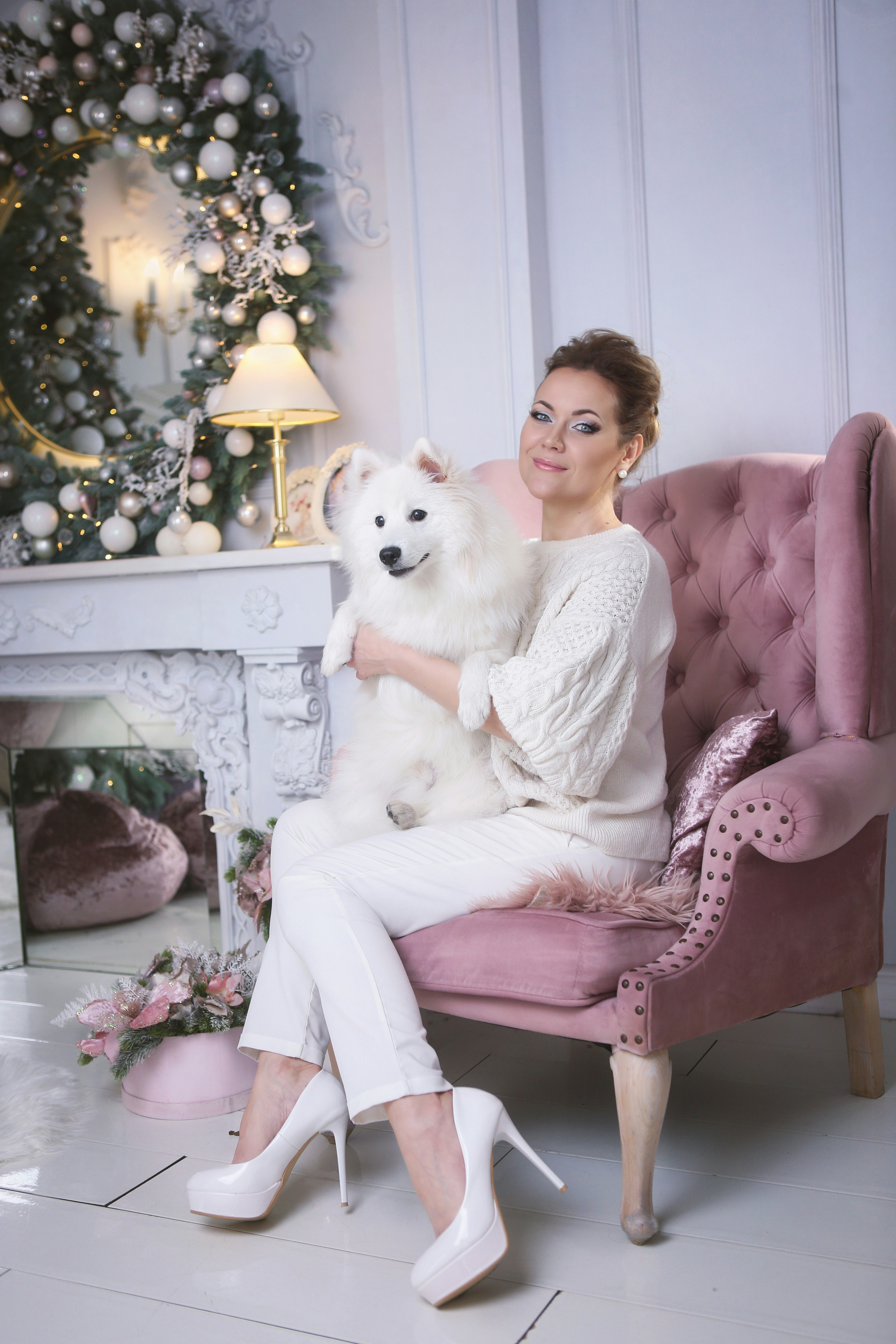 happy family fireplace