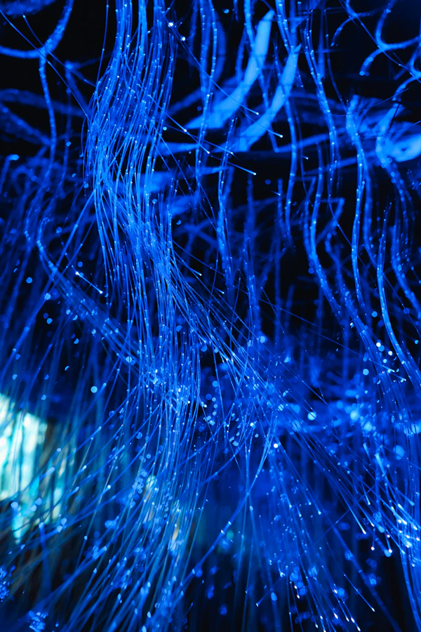A close up of a cell phone with a blue background