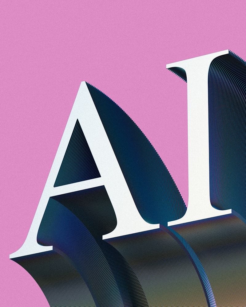 Abstract representation of AI revenue growth and digital advertising expansion