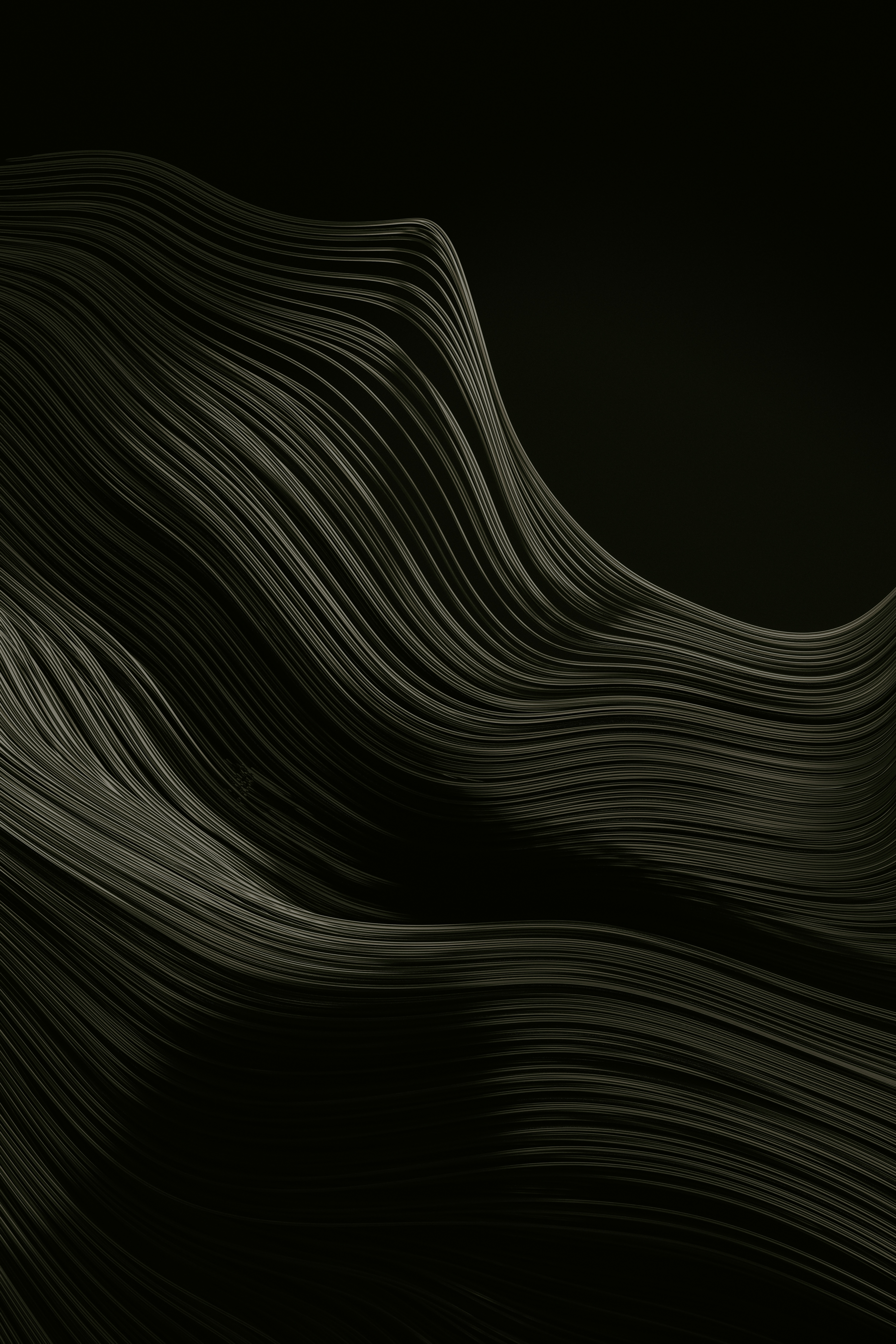 A black and white photo of wavy lines photo – Free Wallpaper Image on  Unsplash, image size:3000x4500