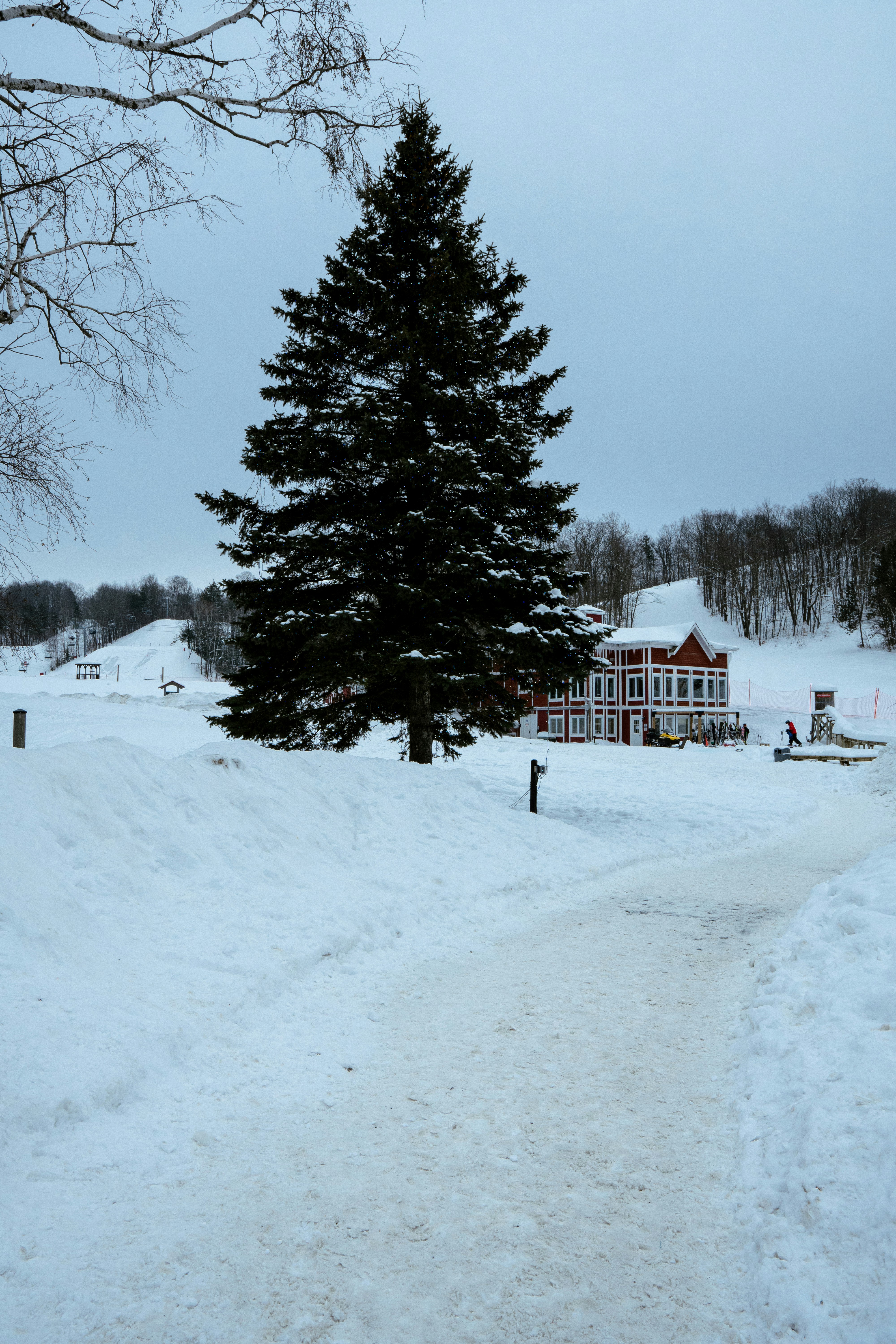 A cozy family-friendly ski resort