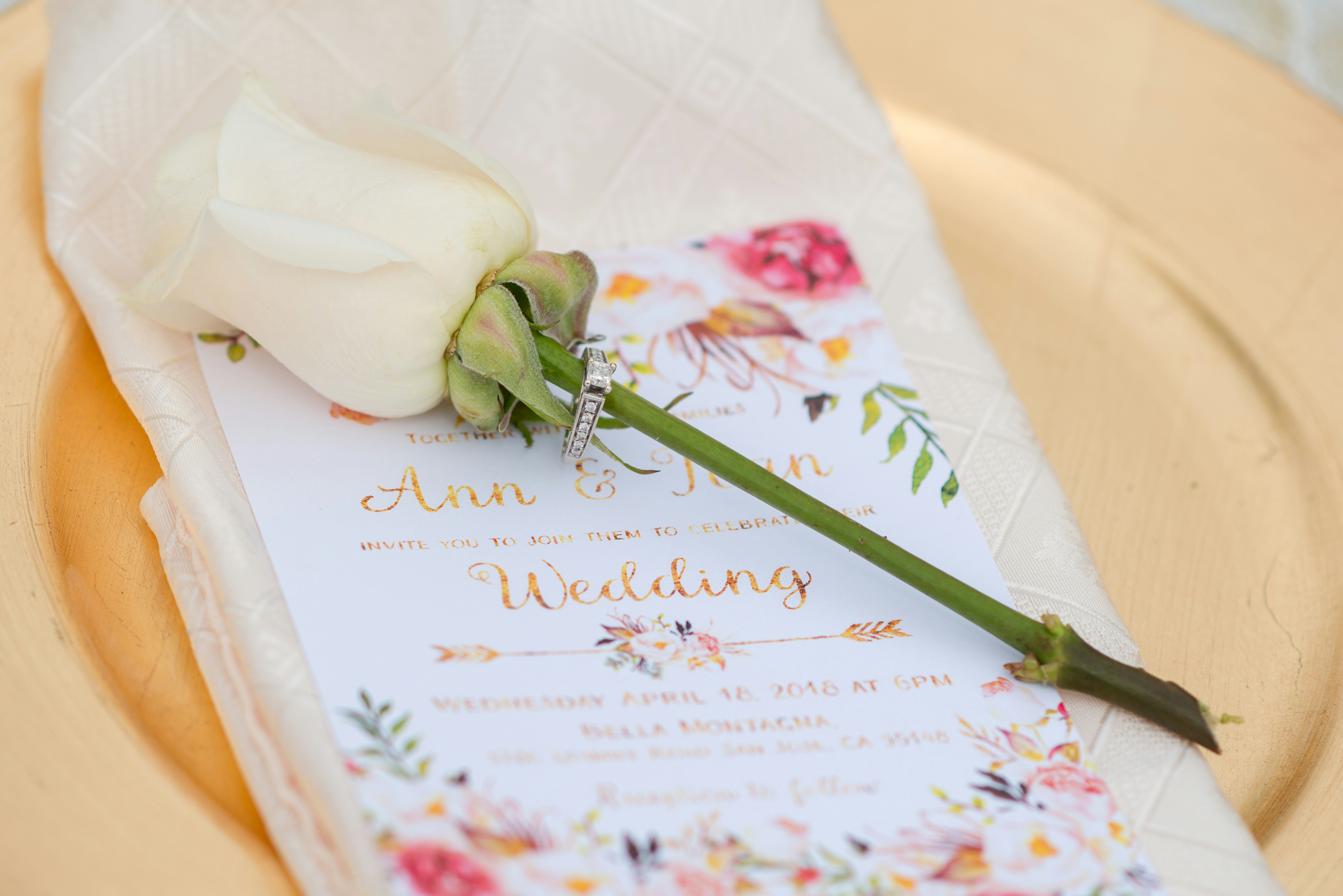 wedding program floral, wallpaper, Ceremony Programs: Design a Beautiful & Informative Guide 1