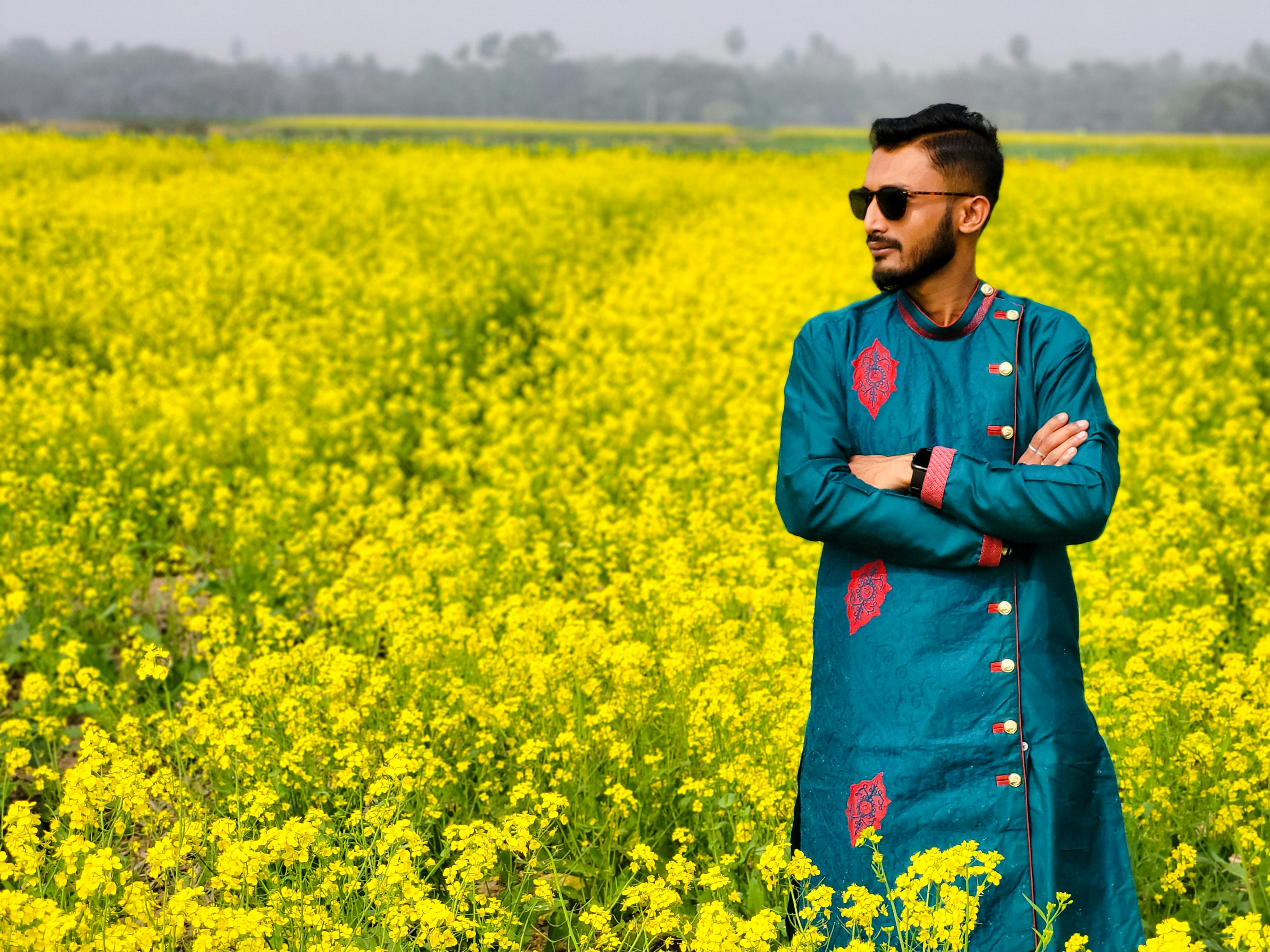 Traditional fashion look