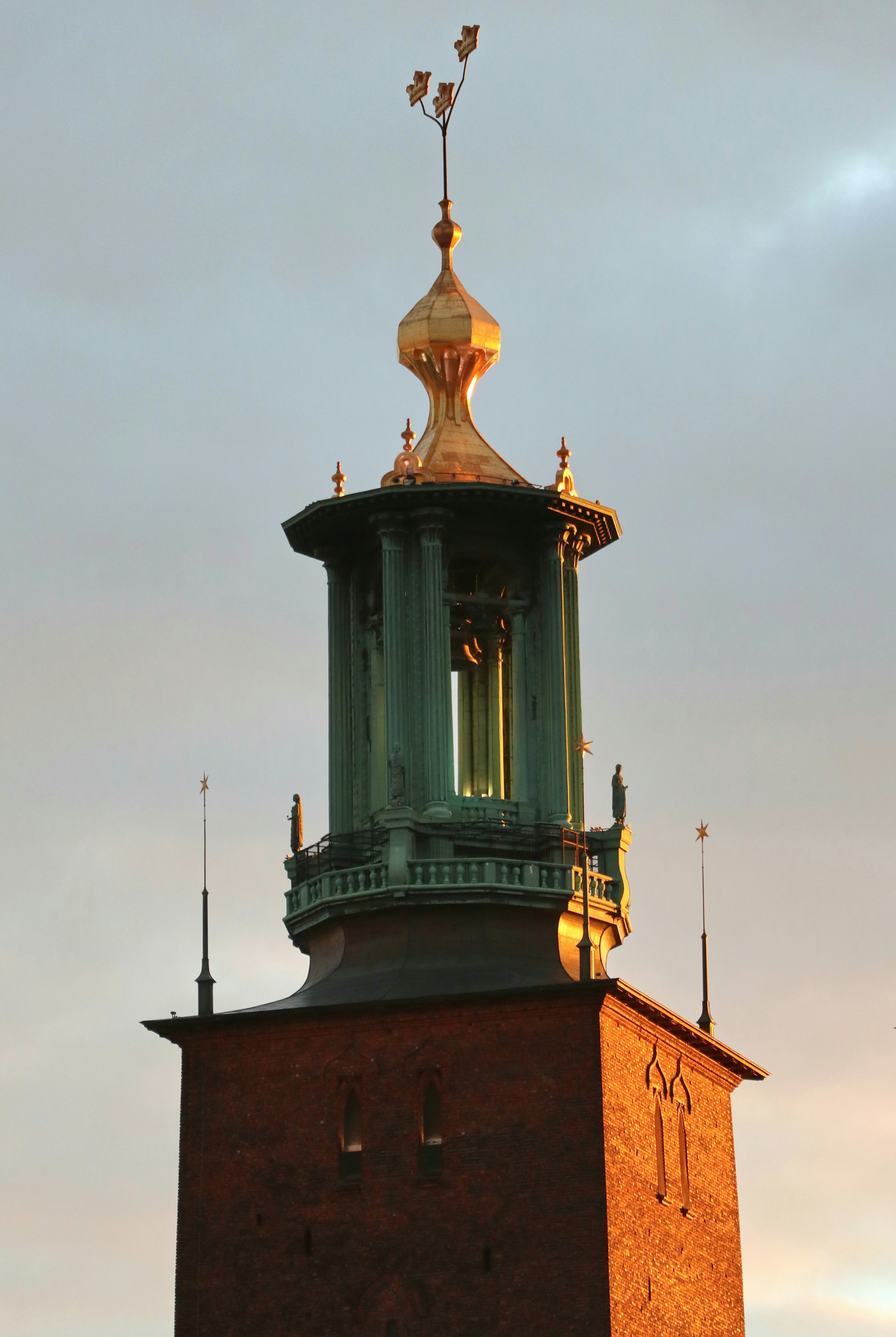 A tall tower with a clock on top of it