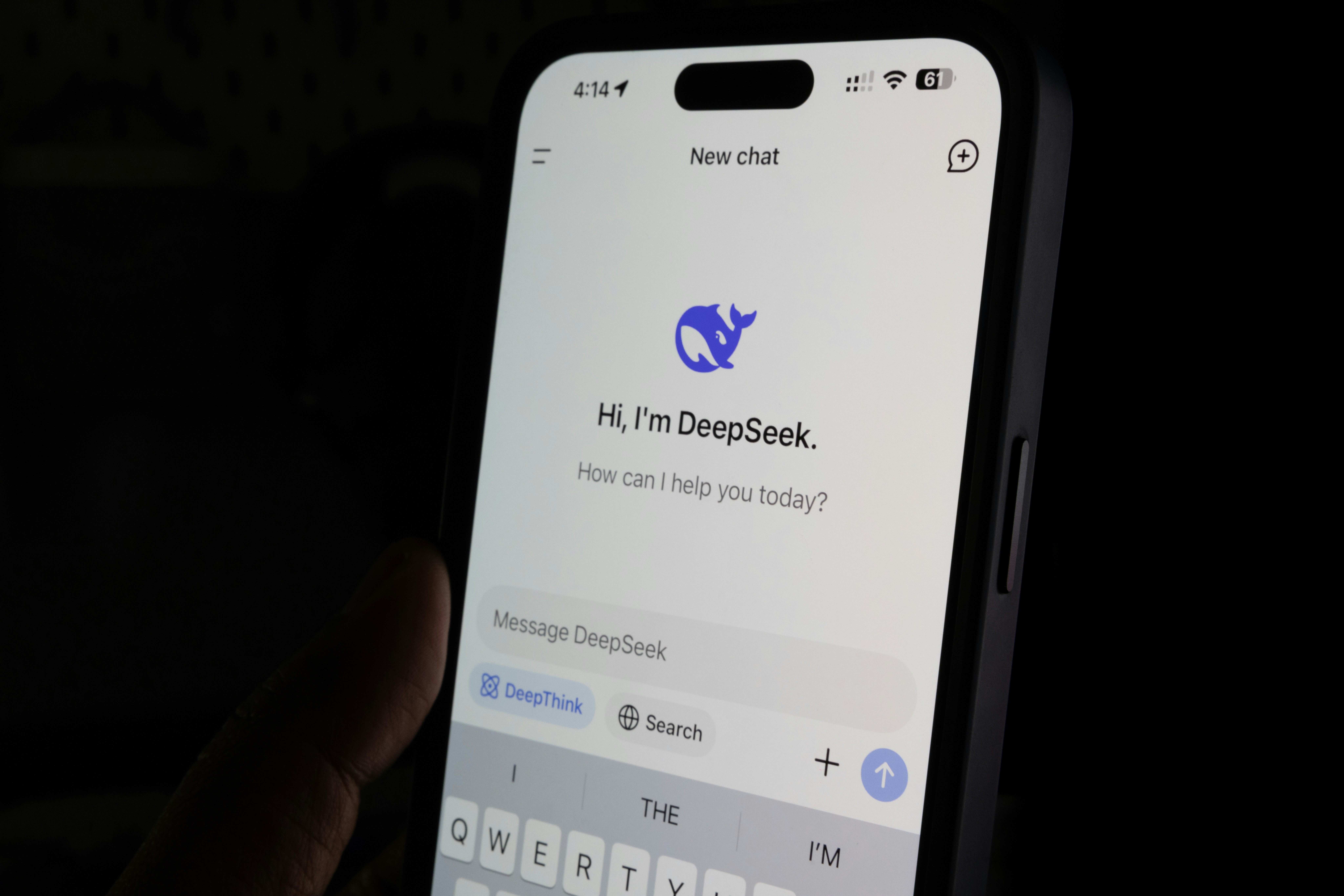 I'm DeepSeek. How can I help you today?