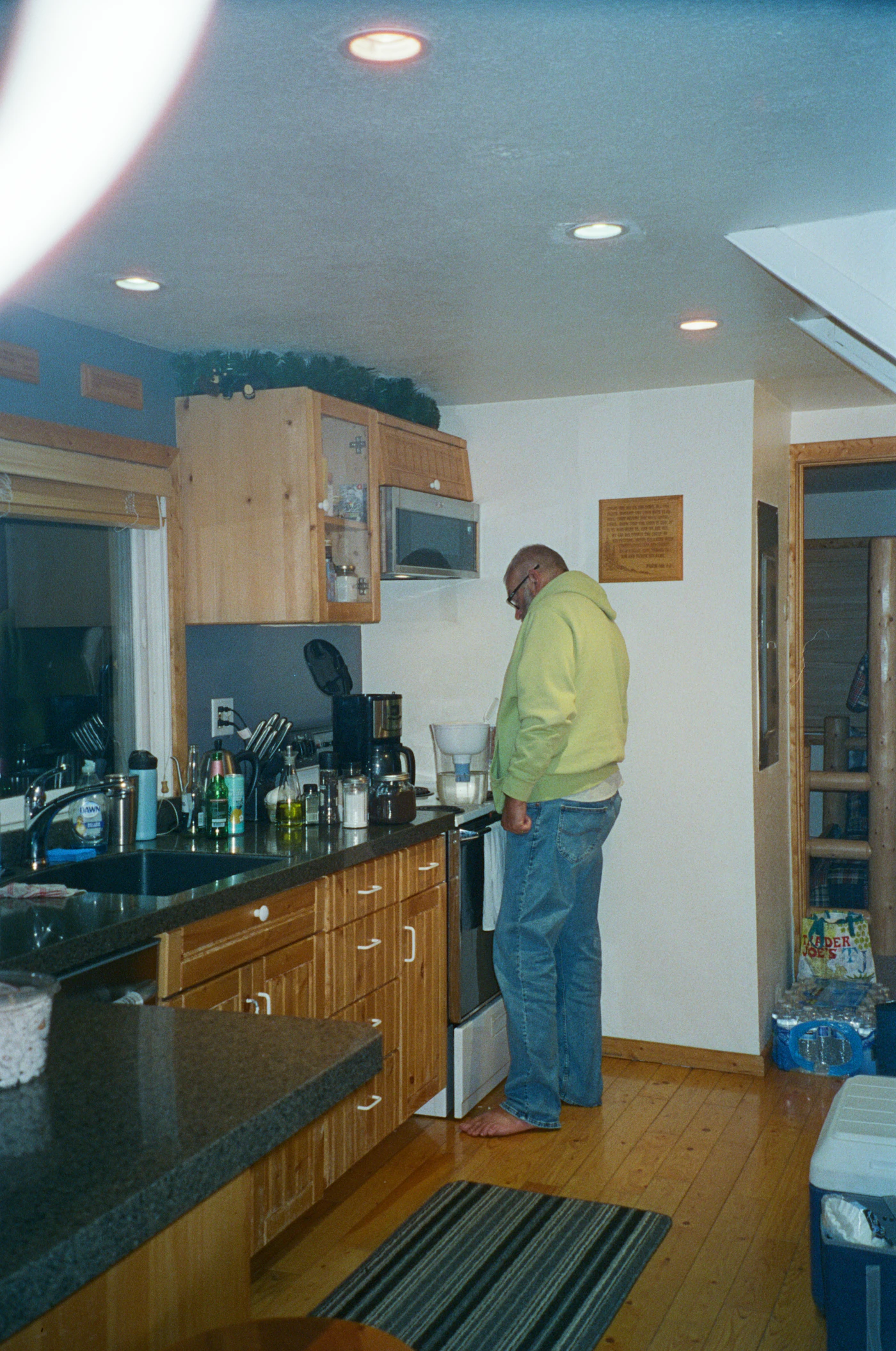 Technician in a kitchen